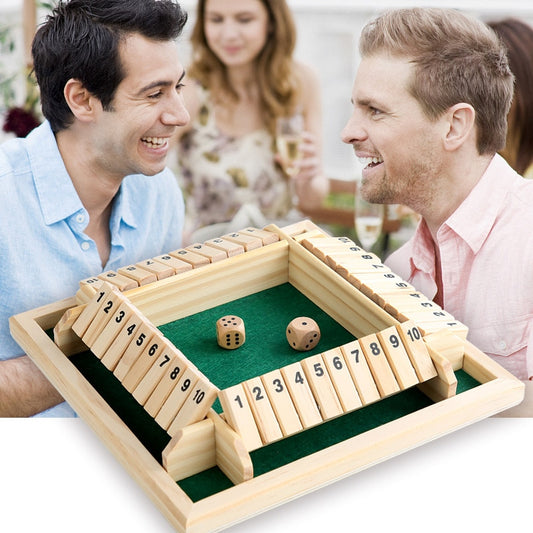 Shut the Box - Wooden Dice Game