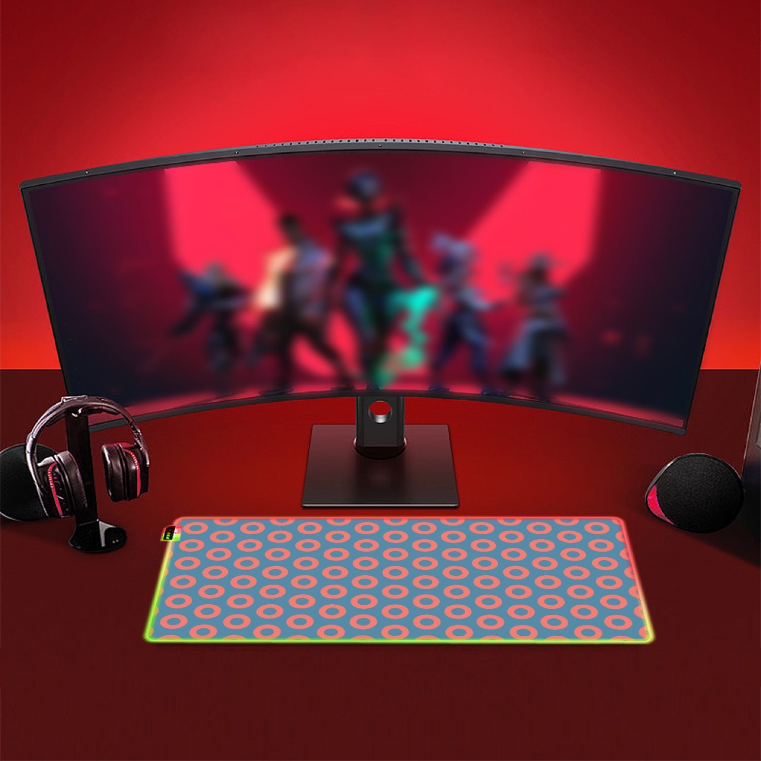 Vacuum Cleaner LED Desk Pad - mudfm