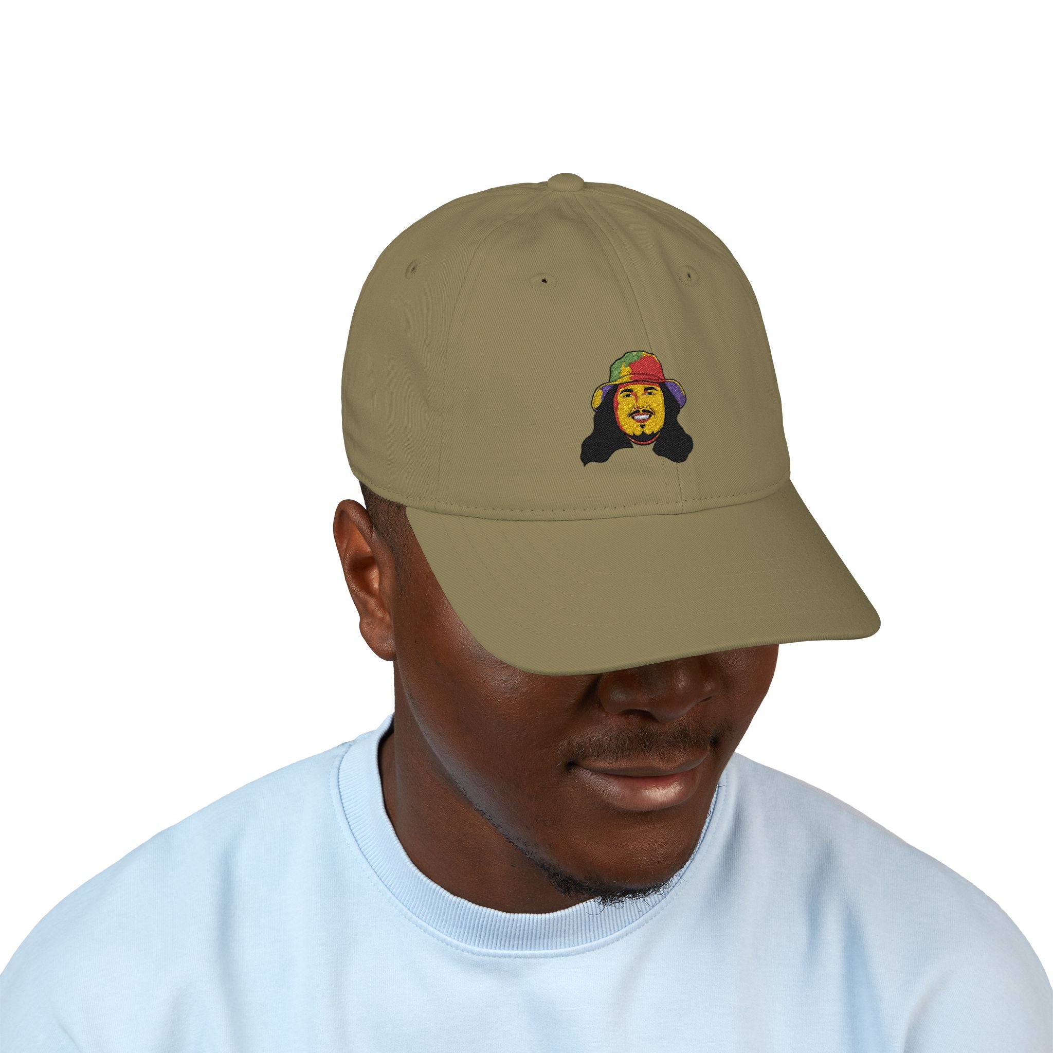 Organic Baseball Cap - 'Make It A Good Day' Embroidered