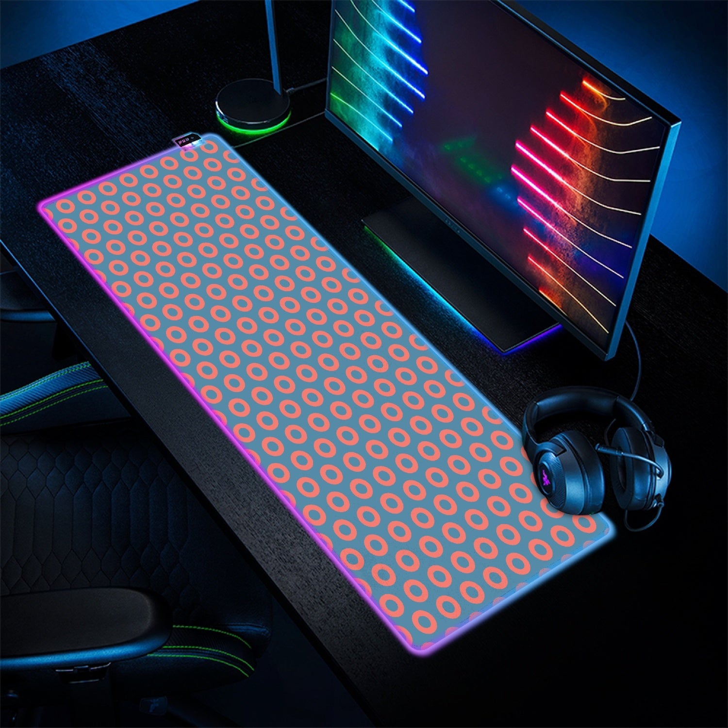 Vacuum Cleaner LED Desk Pad - mudfm