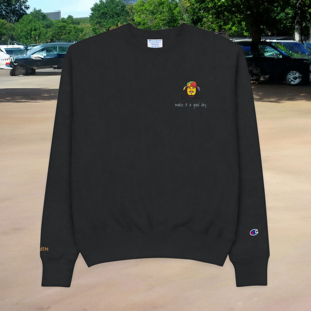 Make it a Good Day - Men's Champion Crewneck Sweatshirt