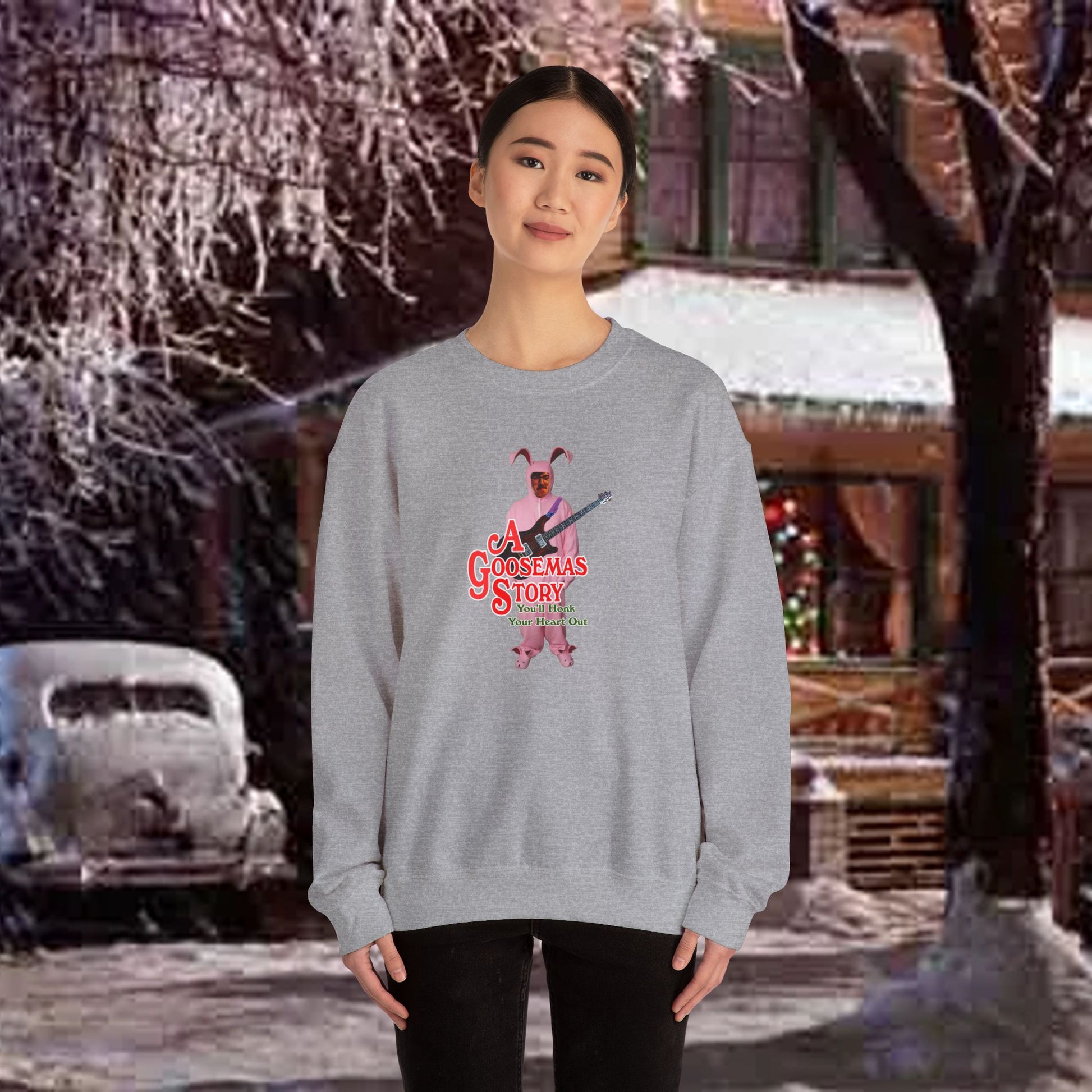 Goosemas Story - Unisex Heavyblend Crewneck Sweatshirt - Multiple Colors