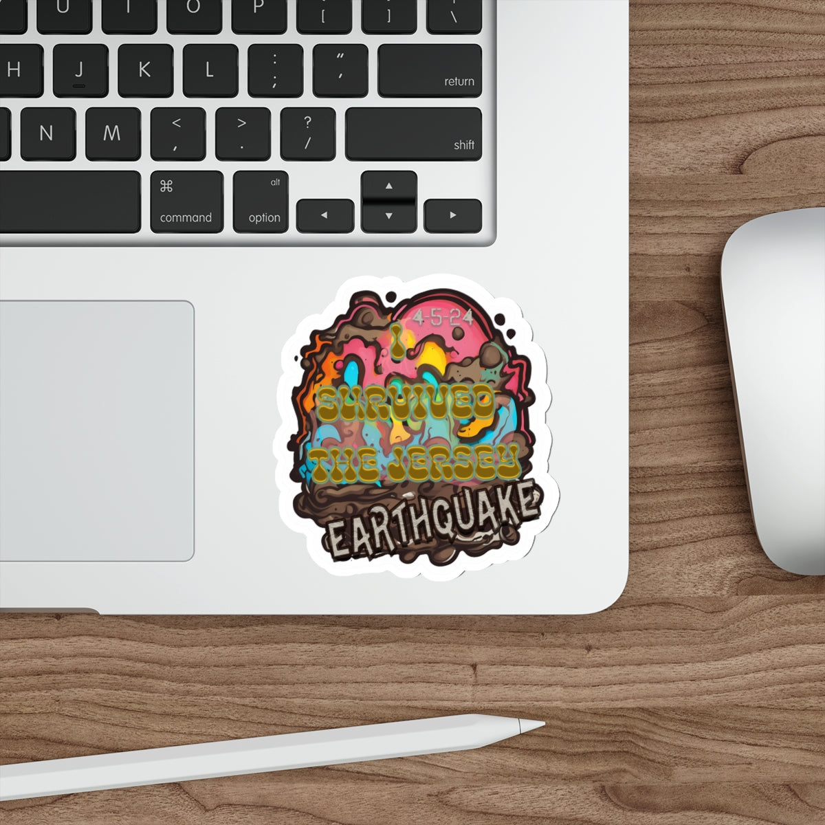 I Survived the Jersey Earthquake - Die-Cut Stickers