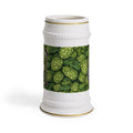 Goose Beer Stein - Vintage Goose on Hops Pattern Ceramic Mug