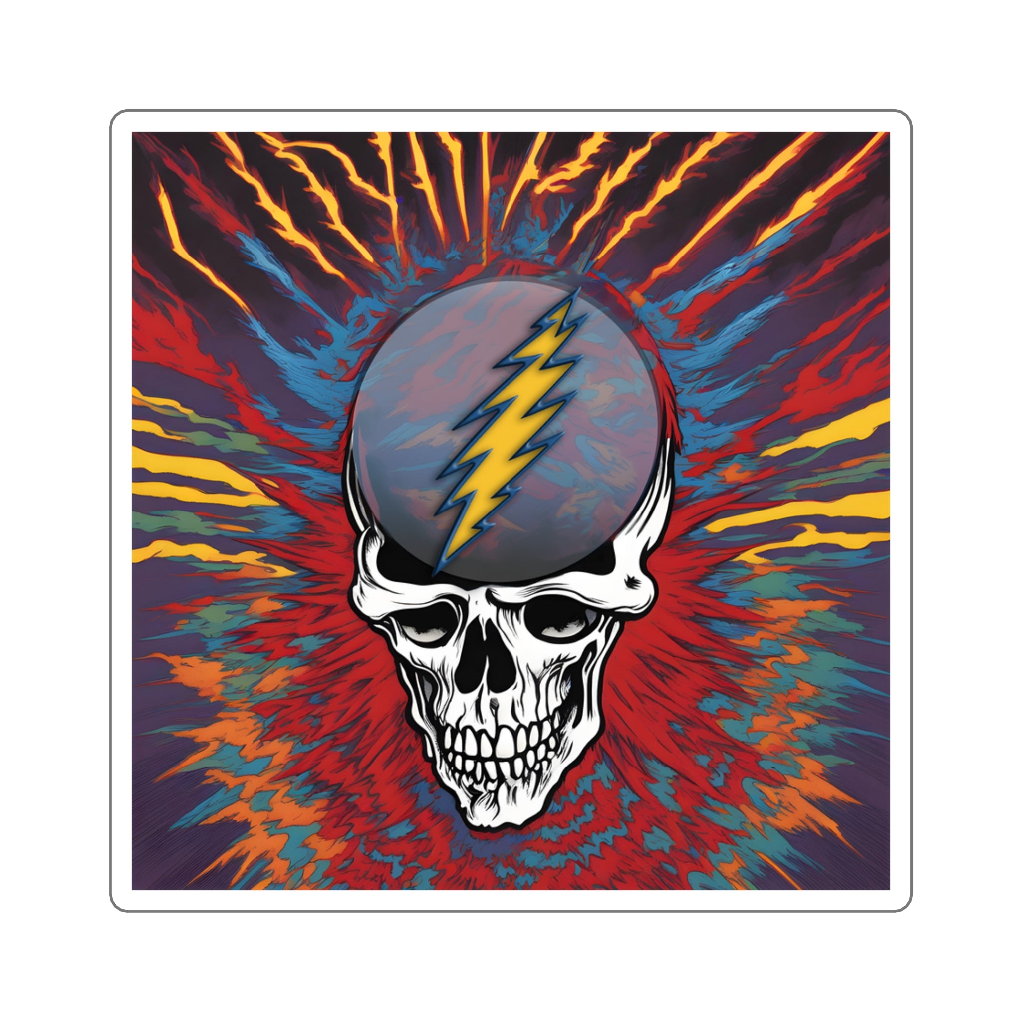 Stealie Square Sticker