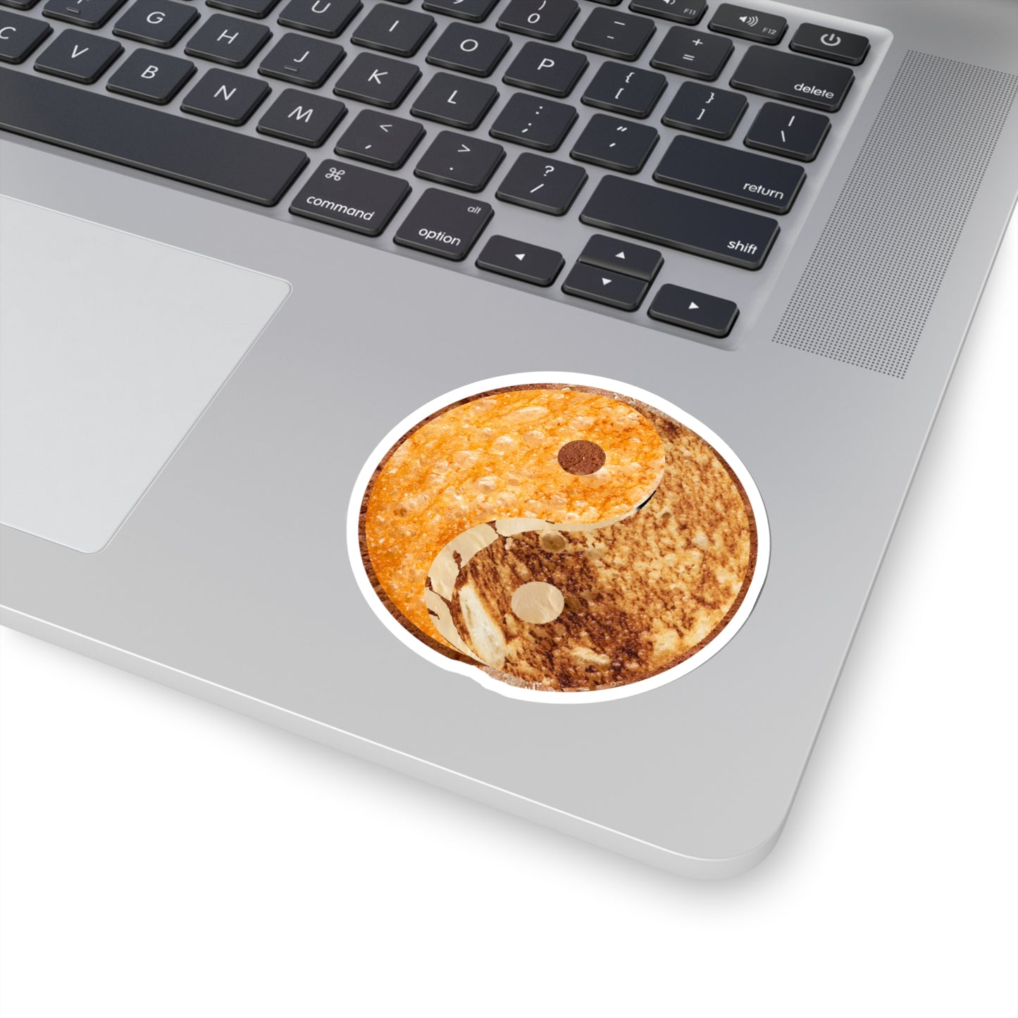 Grilled Cheese Yin Yang - Kiss-Cut Stickers - mudfm