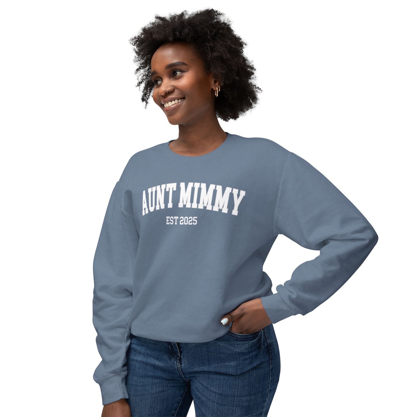 MIMTIME Unisex Lightweight Crewneck Sweatshirt