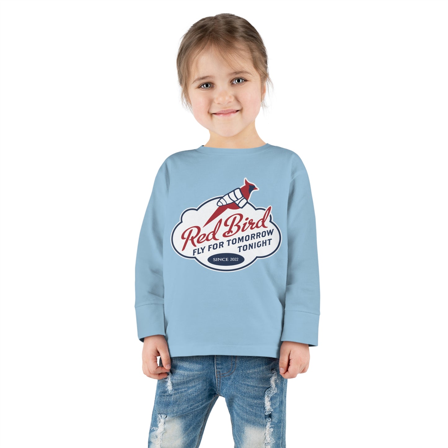 Red Bird - Toddler Long Sleeve Tee