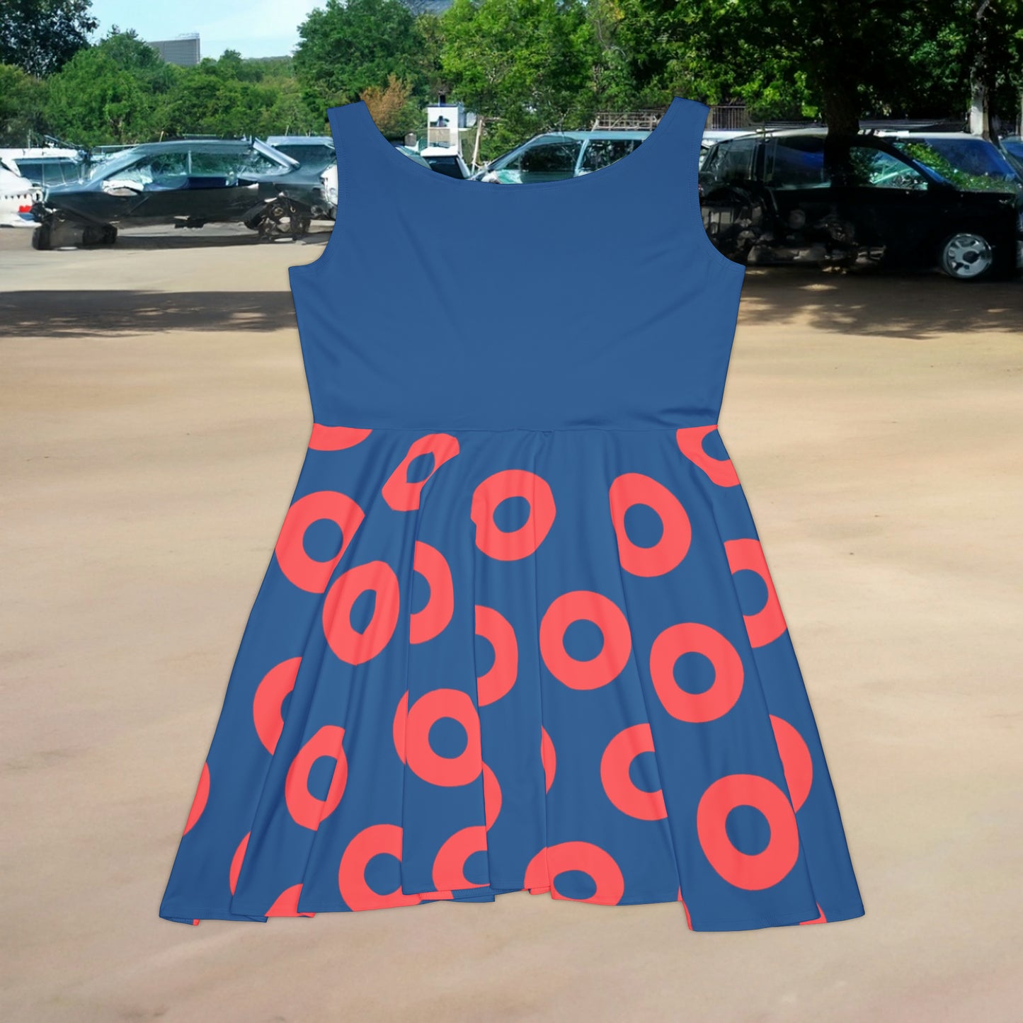 Queen of the Lot - Skater Dress REVERSE - mudfm