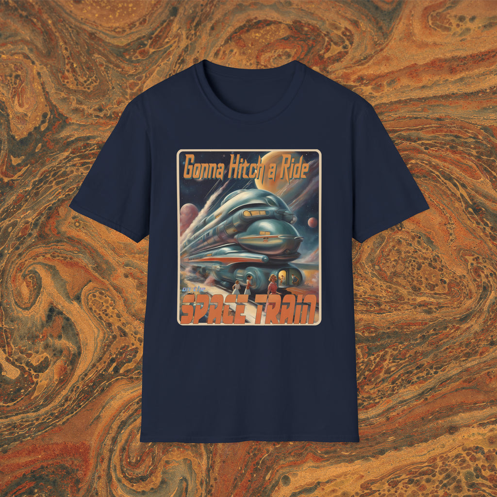 Space Train - Unisex Tee - mudfm