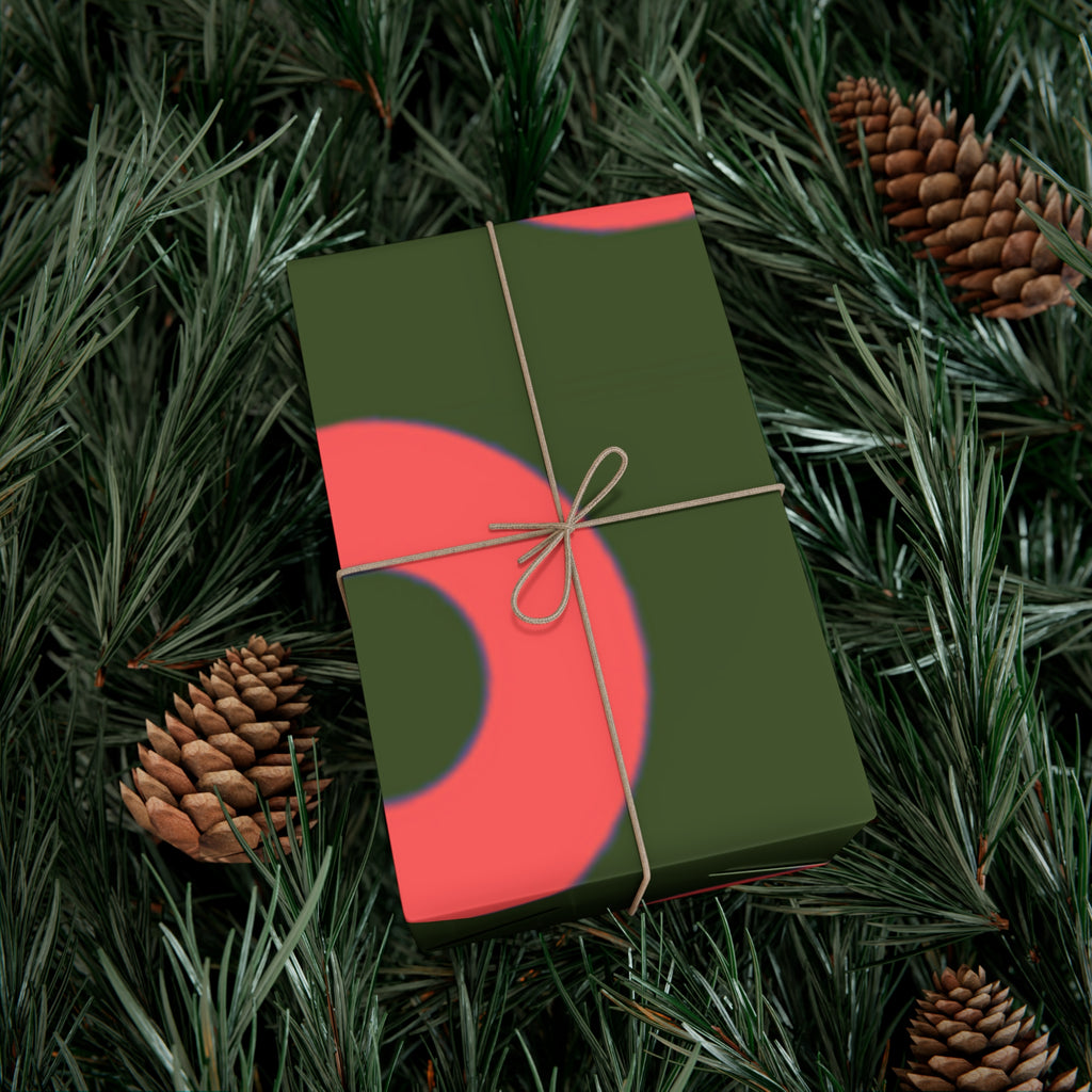 Phishy Holiday Wrapping Paper - Red and Green