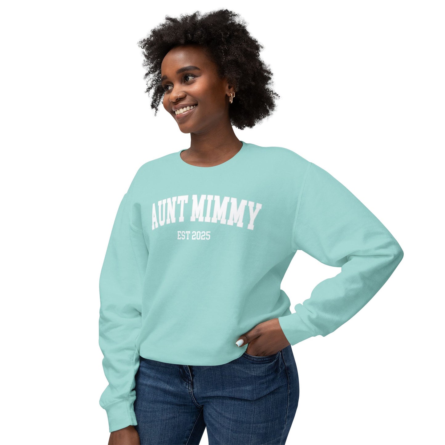 MIMTIME Unisex Lightweight Crewneck Sweatshirt