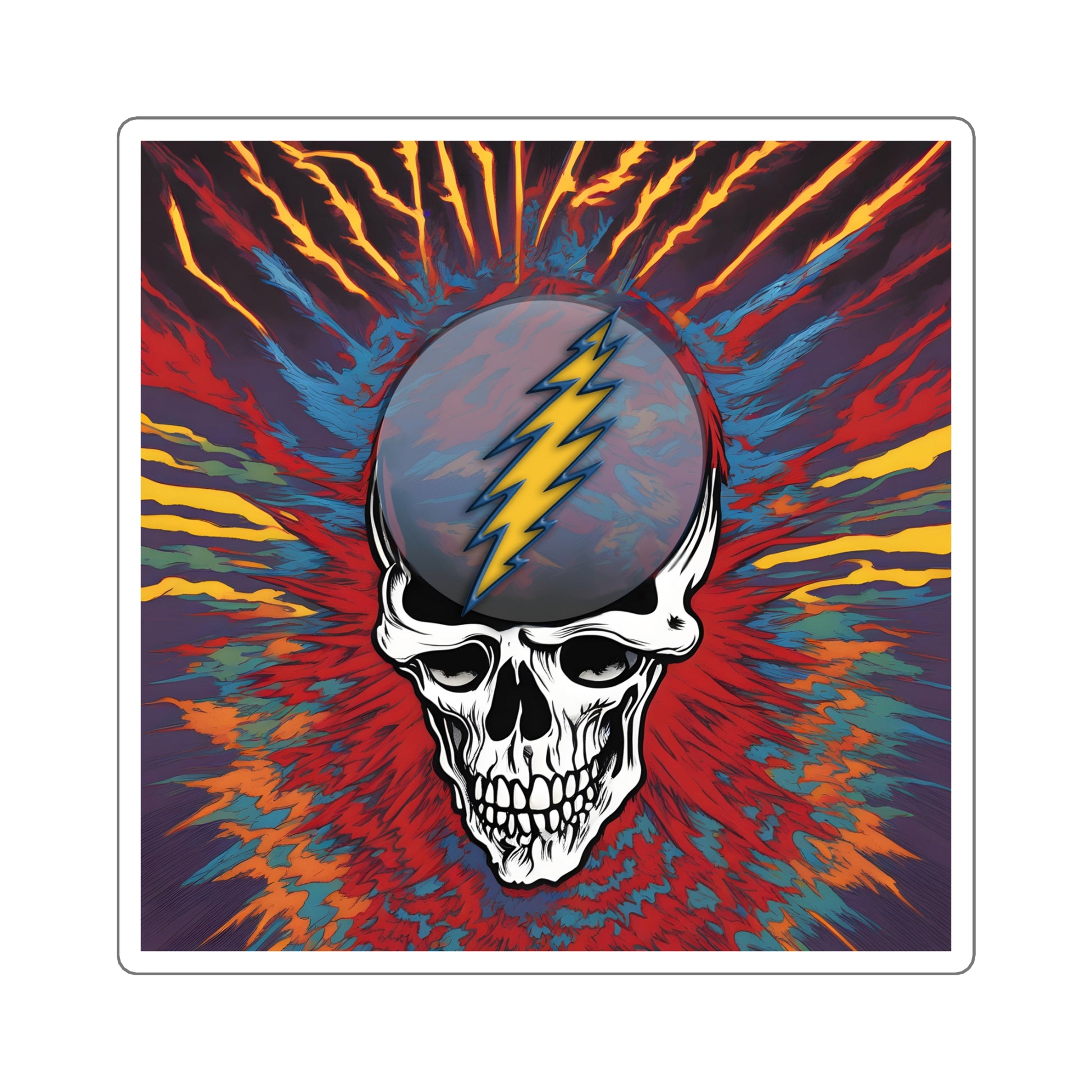 Stealie Square Sticker