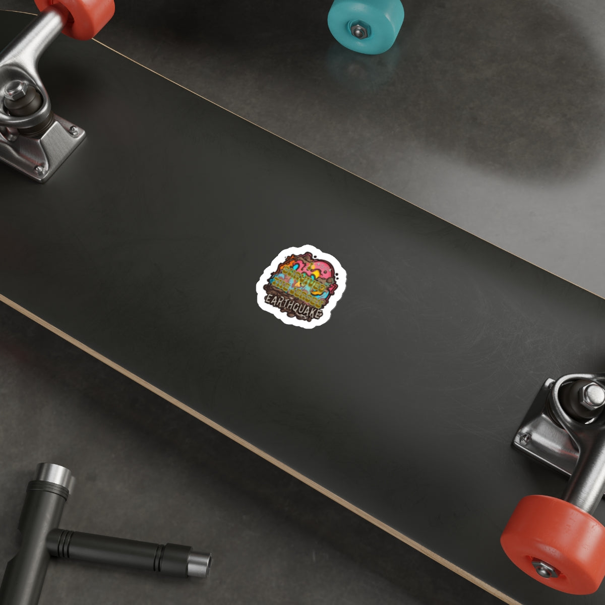 I Survived the Jersey Earthquake - Die-Cut Stickers