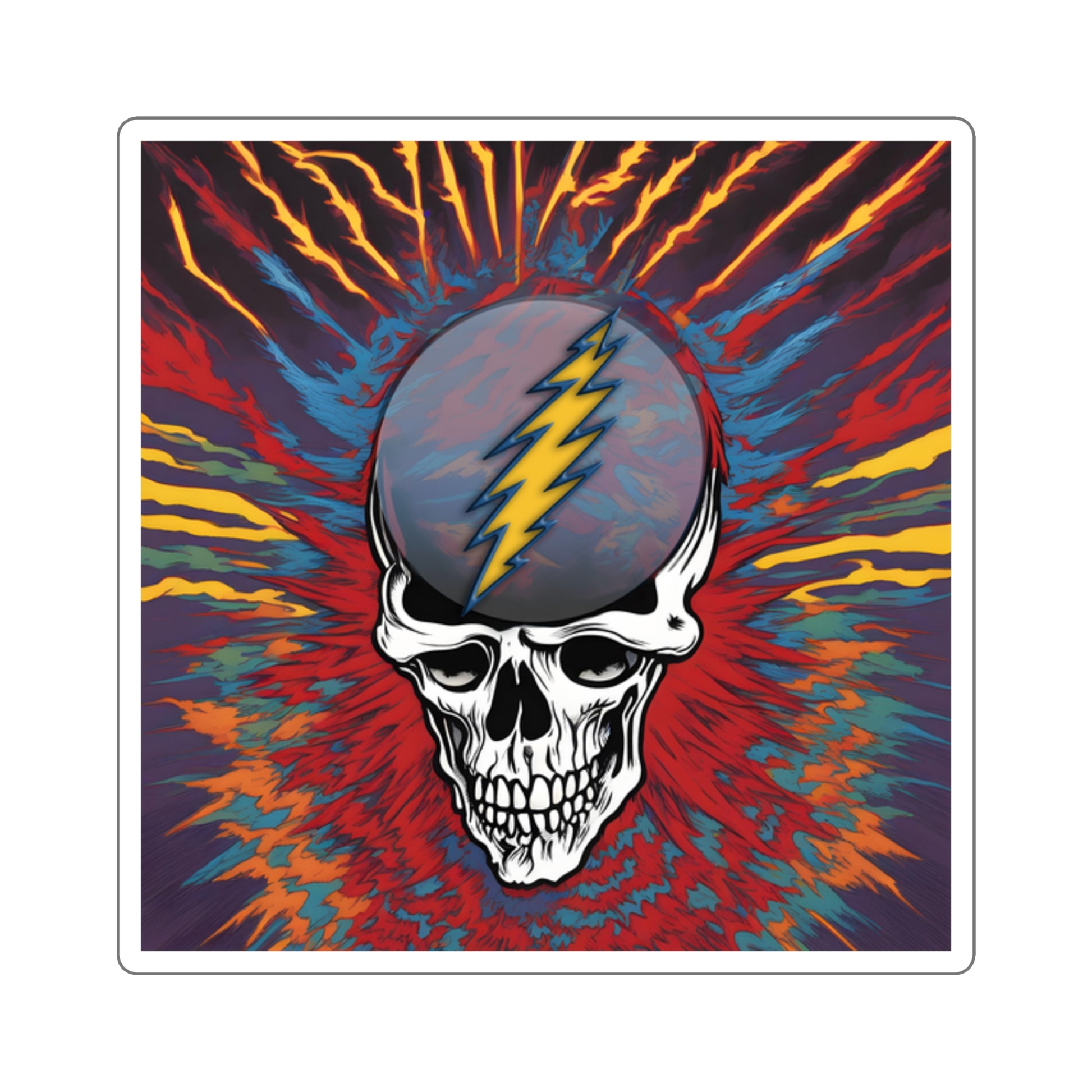 Stealie Square Sticker
