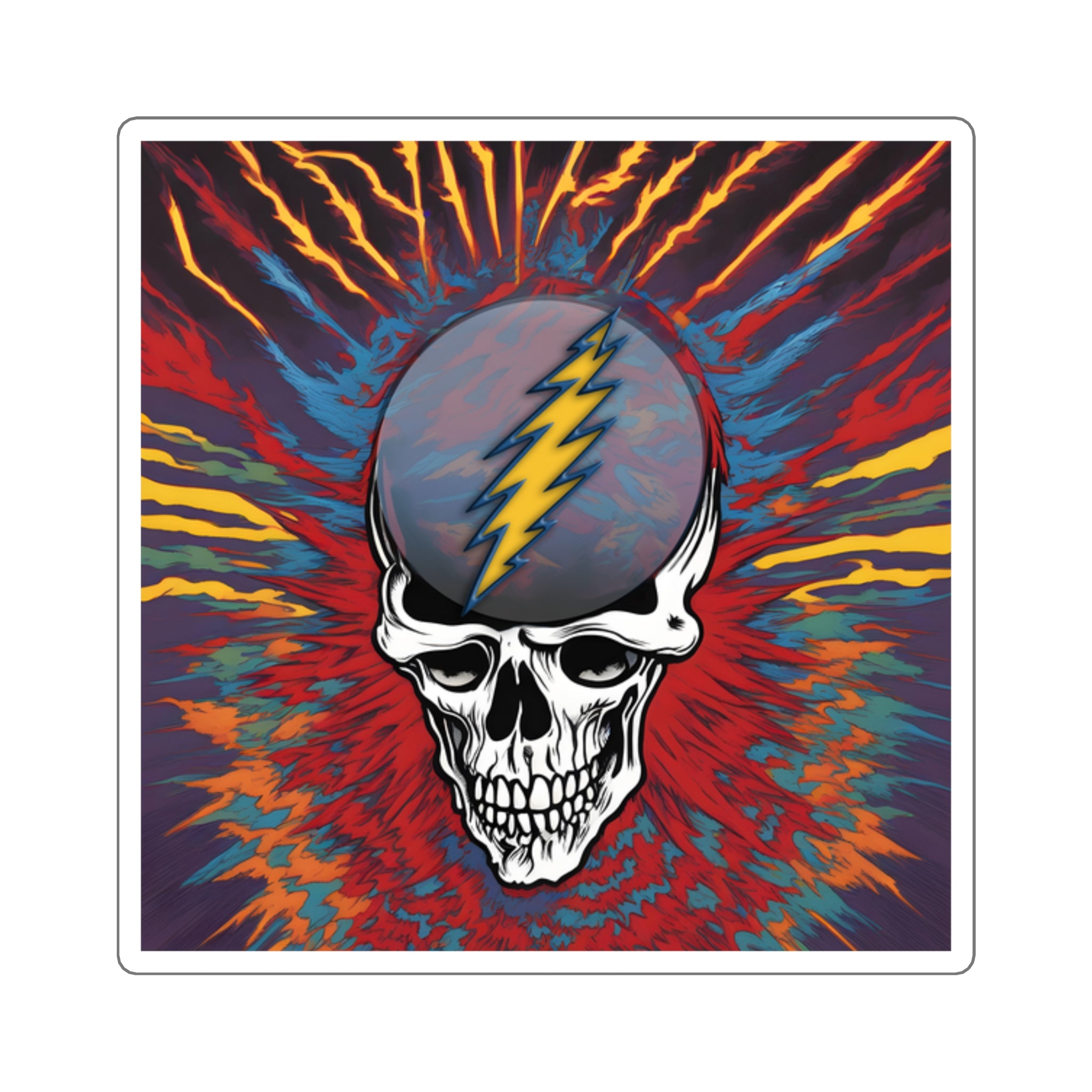 Stealie Square Sticker