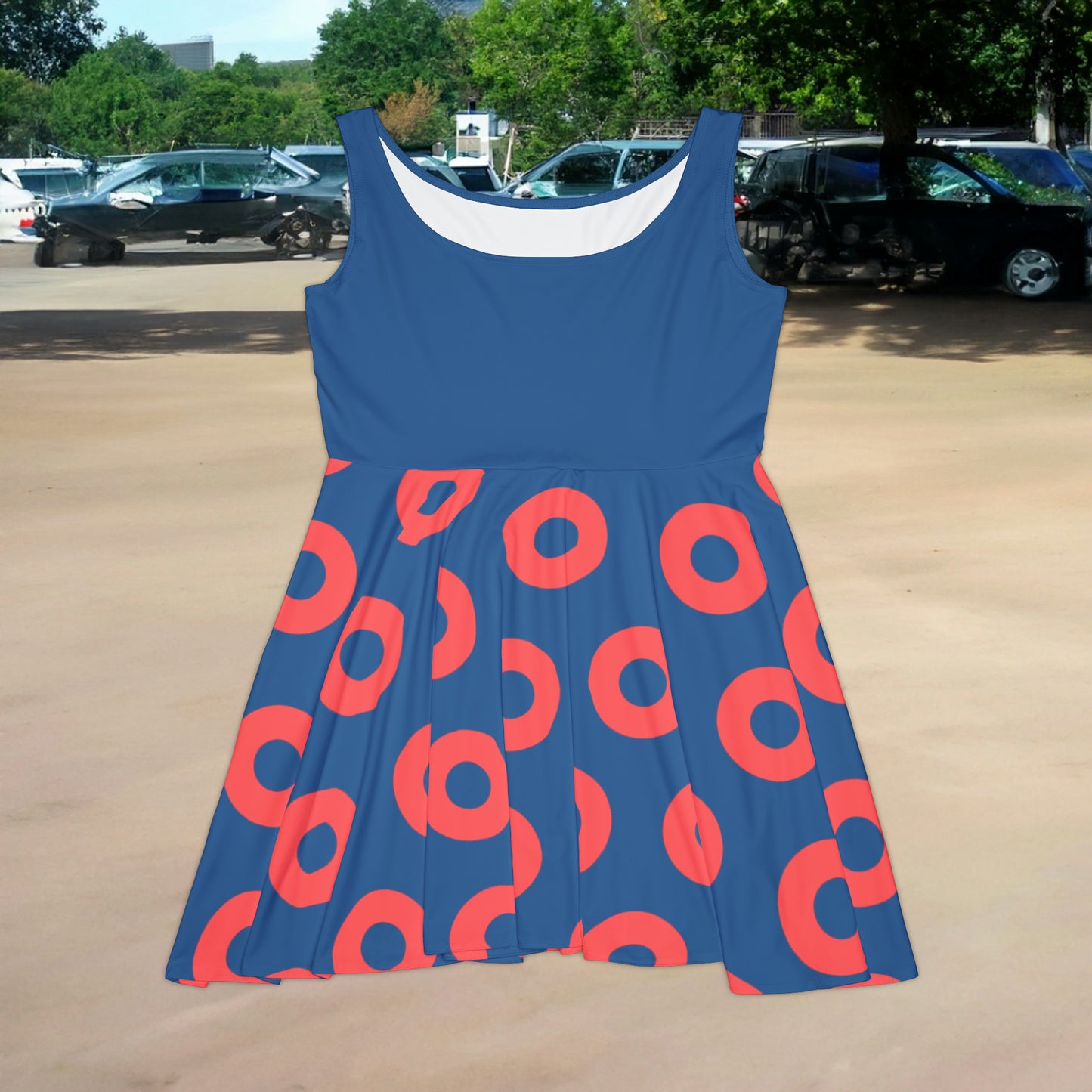 Queen of the Lot - Skater Dress REVERSE - mudfm