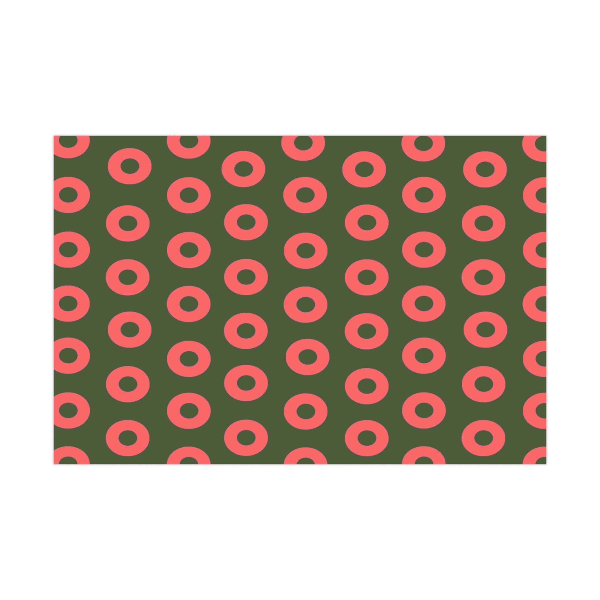 Phishy Holiday Wrapping Paper - Red and Green