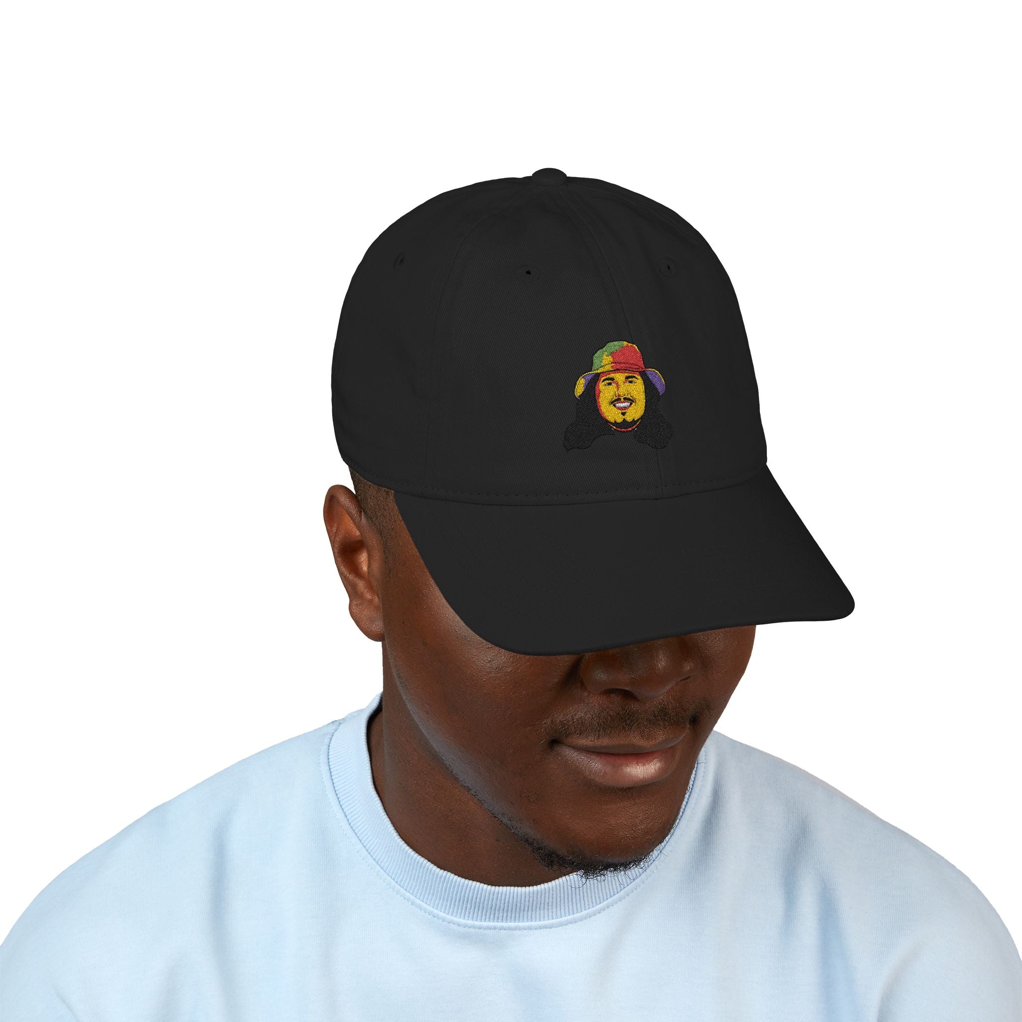 Organic Baseball Cap - 'Make It A Good Day' Embroidered