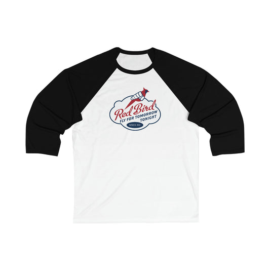 Red Bird - Unisex 3\4 Sleeve Baseball Tee