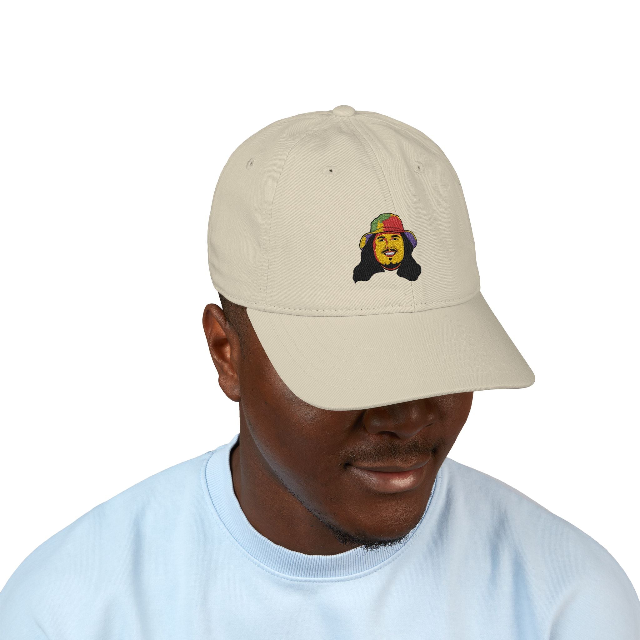 Organic Baseball Cap - 'Make It A Good Day' Embroidered