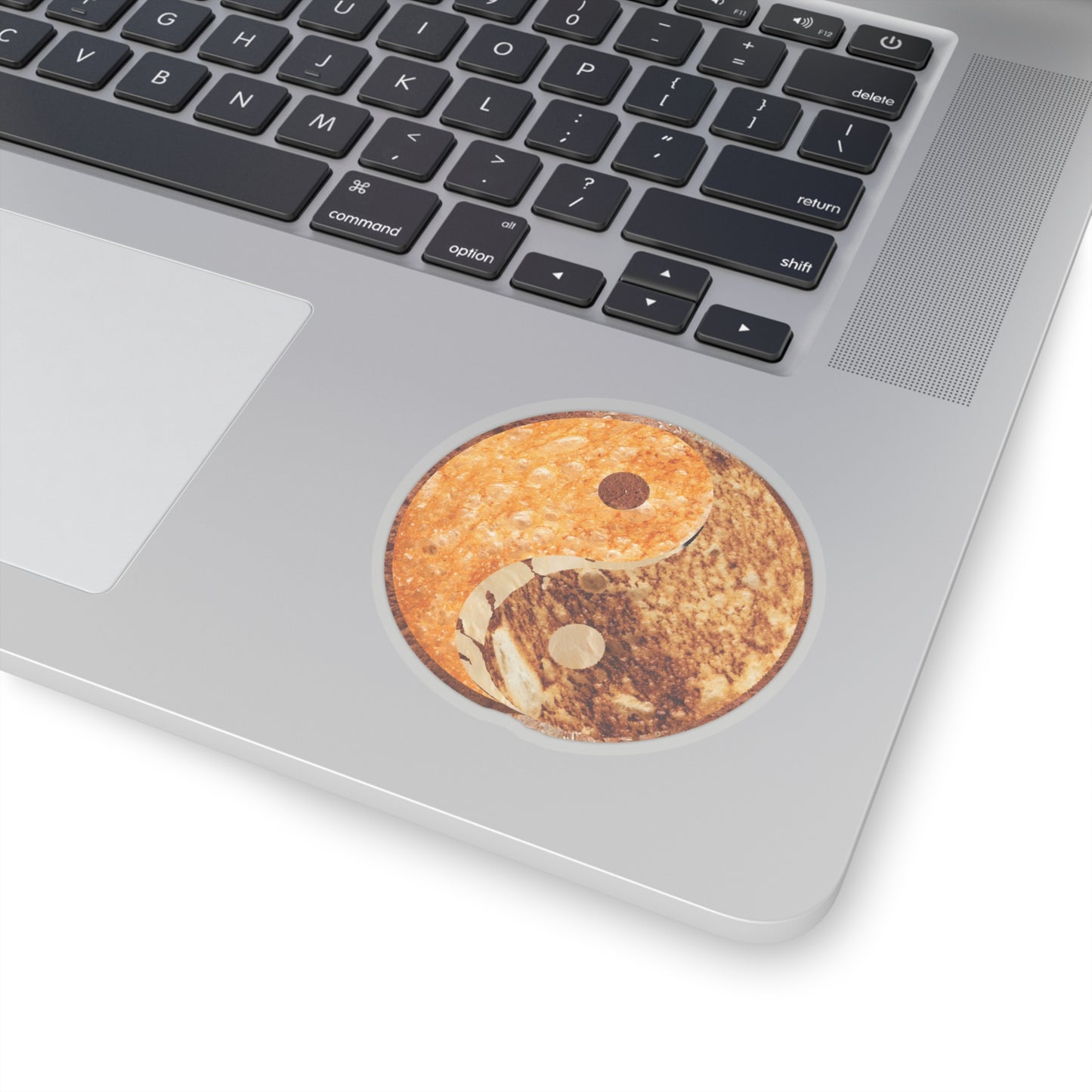 Grilled Cheese Yin Yang - Kiss-Cut Stickers - mudfm