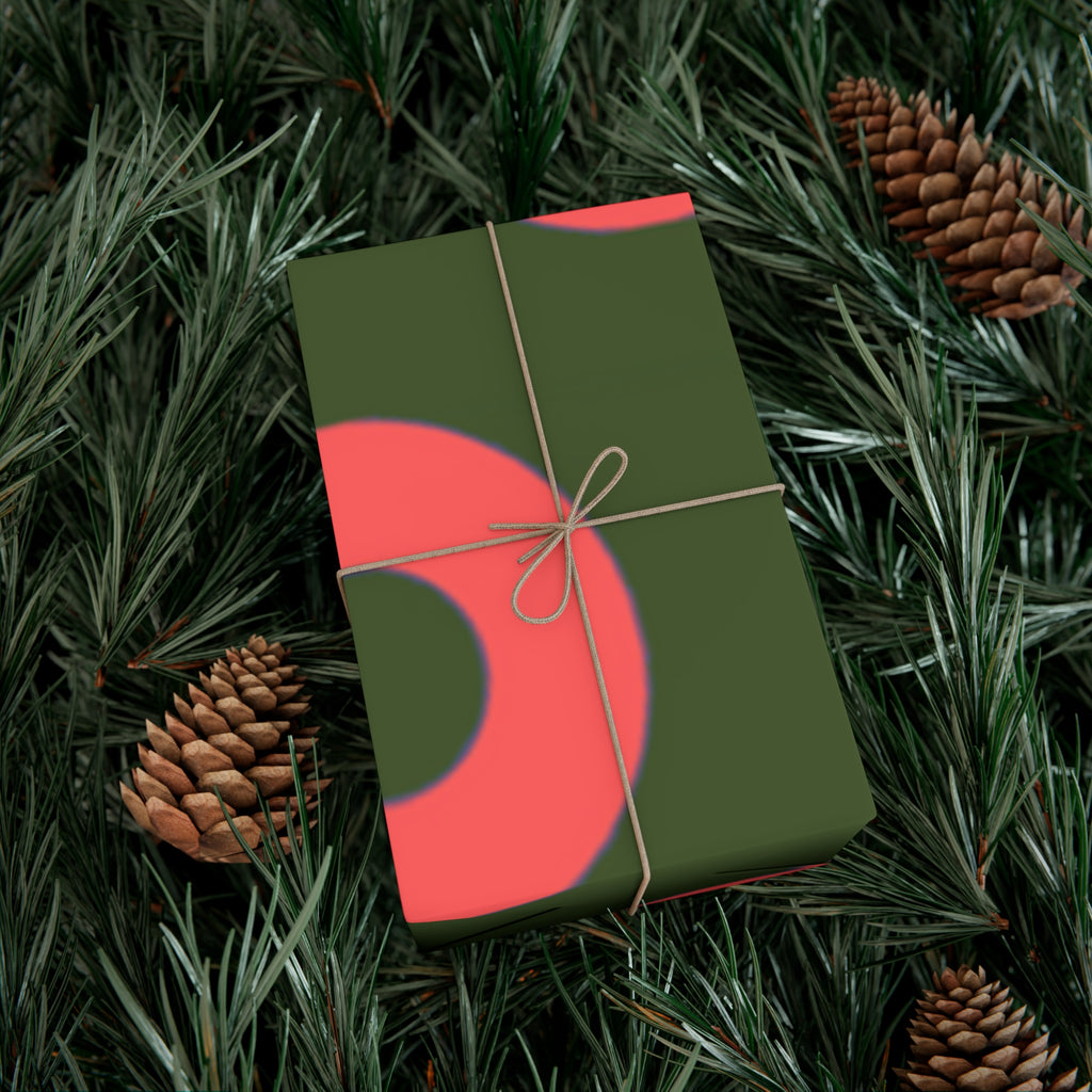 Phishy Holiday Wrapping Paper - Red and Green