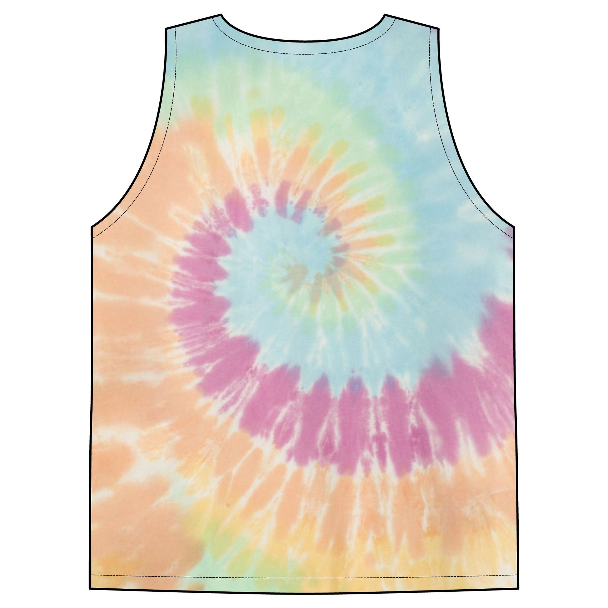 Make It A Good Day Tie-Dye Tank Top