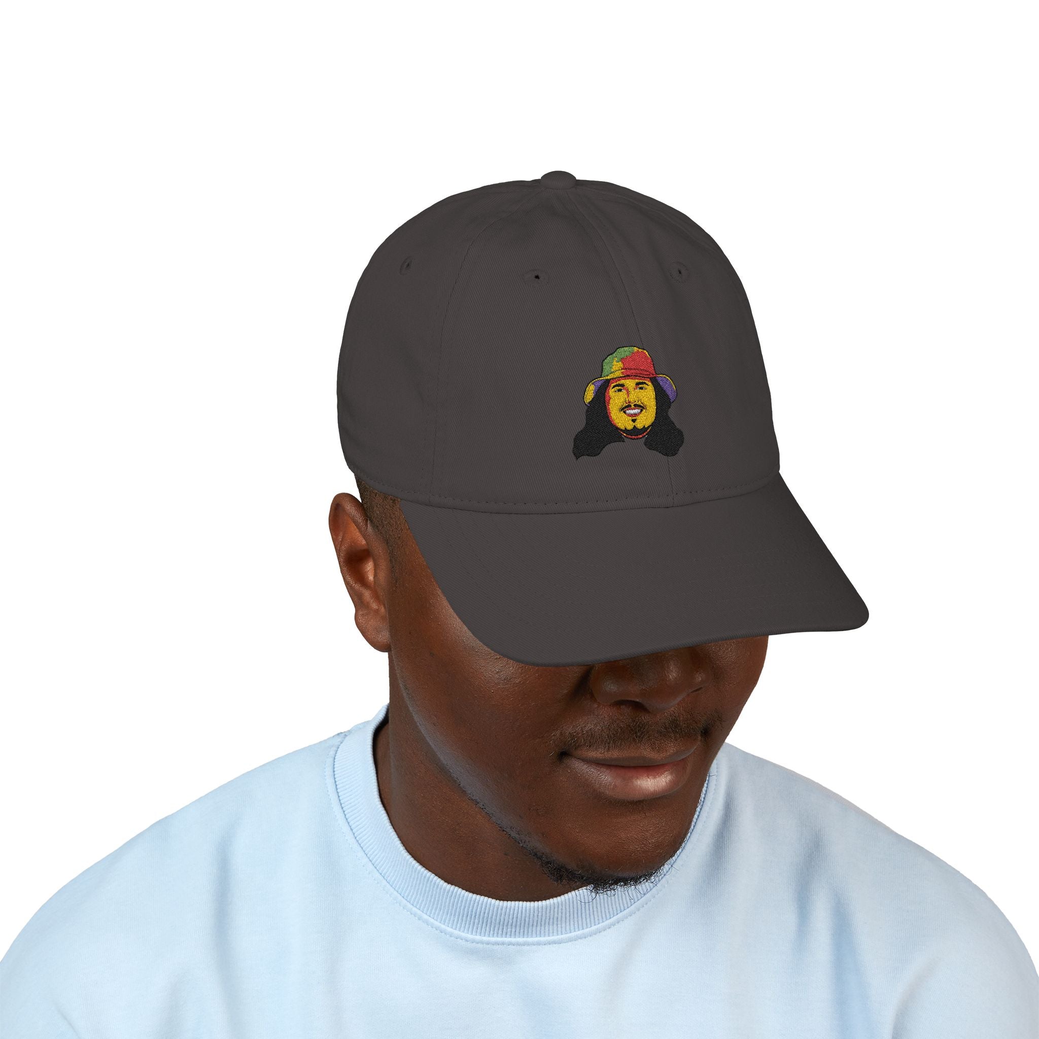 Organic Baseball Cap - 'Make It A Good Day' Embroidered