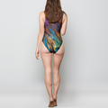 Muddy One Piece  One-Piece Foil Swimsuit