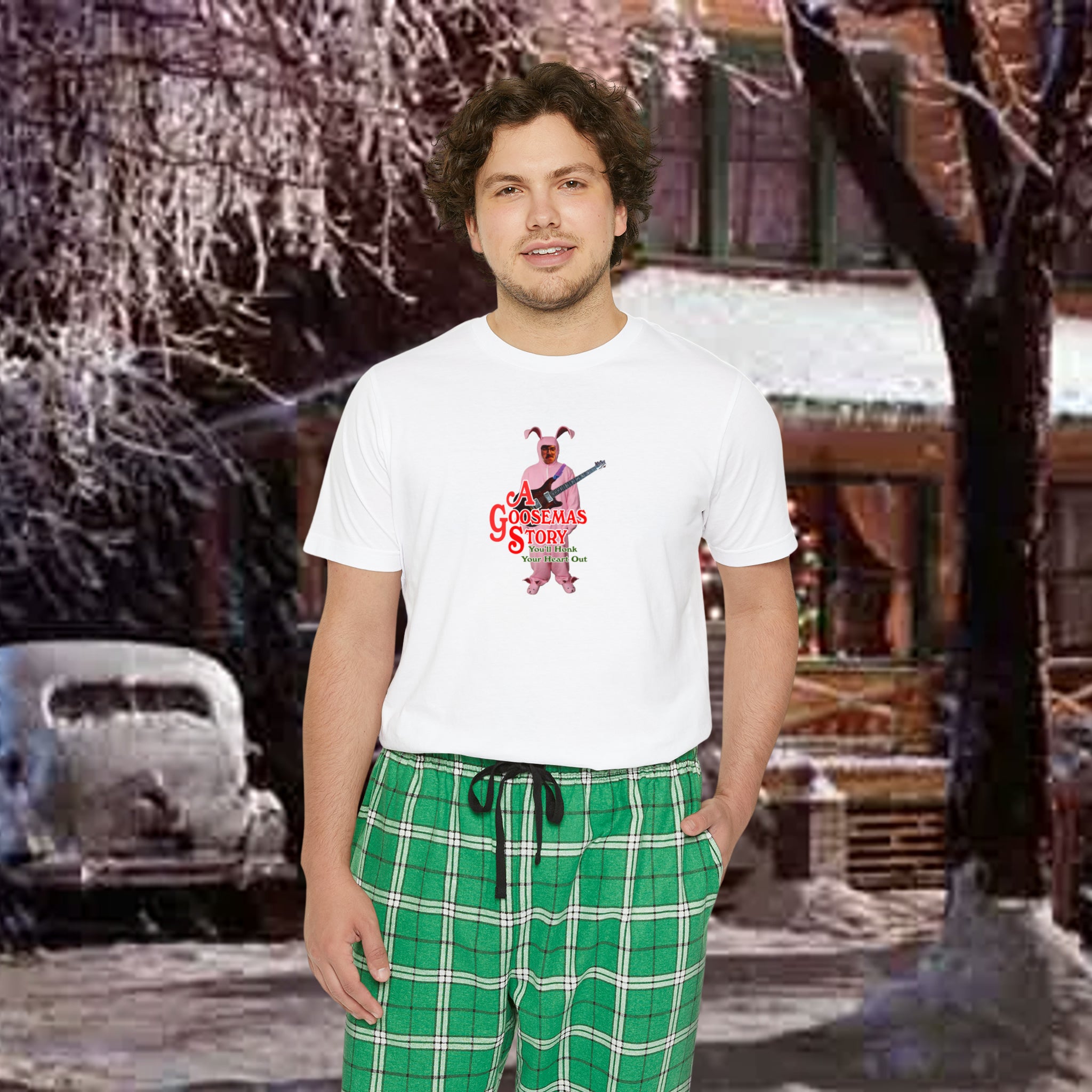 Goosemas Story - Men's Flanel PJ Set - Multiple Combos