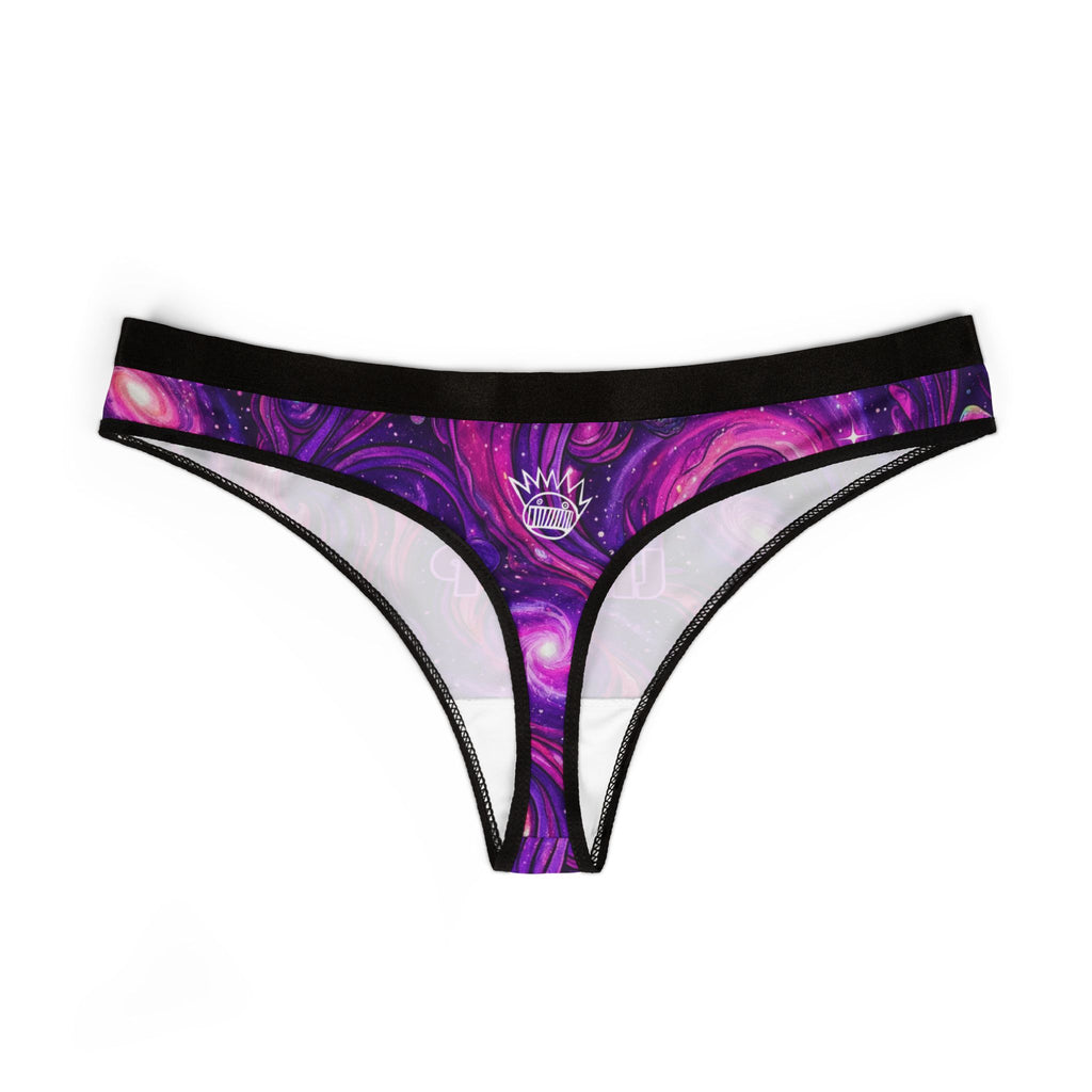 Galaxy Swirl Thong — Purple Cosmic Print Women's Thongs - Ween - LMLYP - Boognish