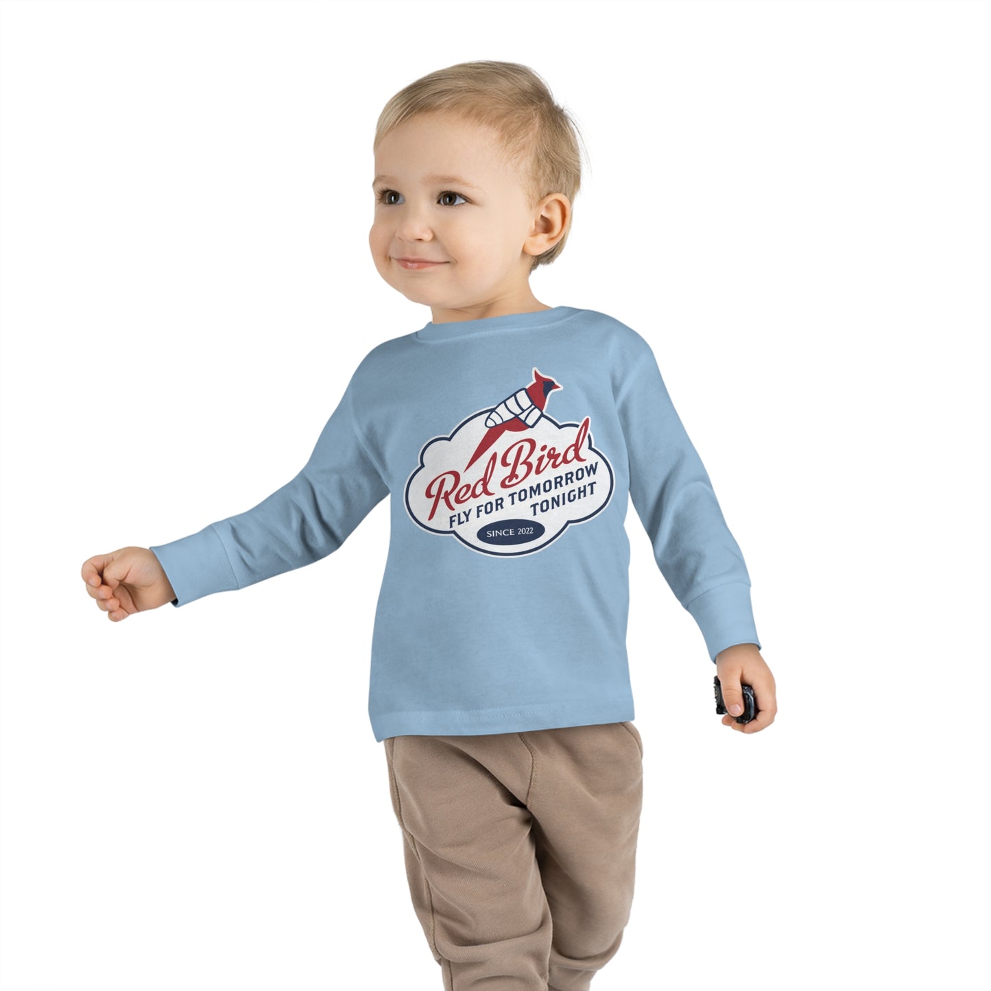 Red Bird - Toddler Long Sleeve Tee