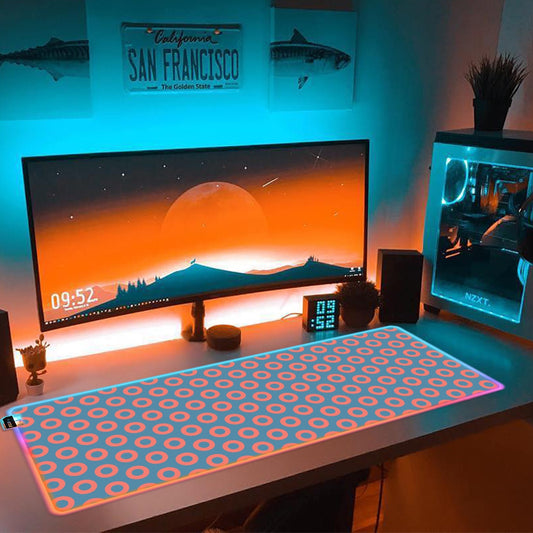 Vacuum Cleaner LED Desk Pad - mudfm