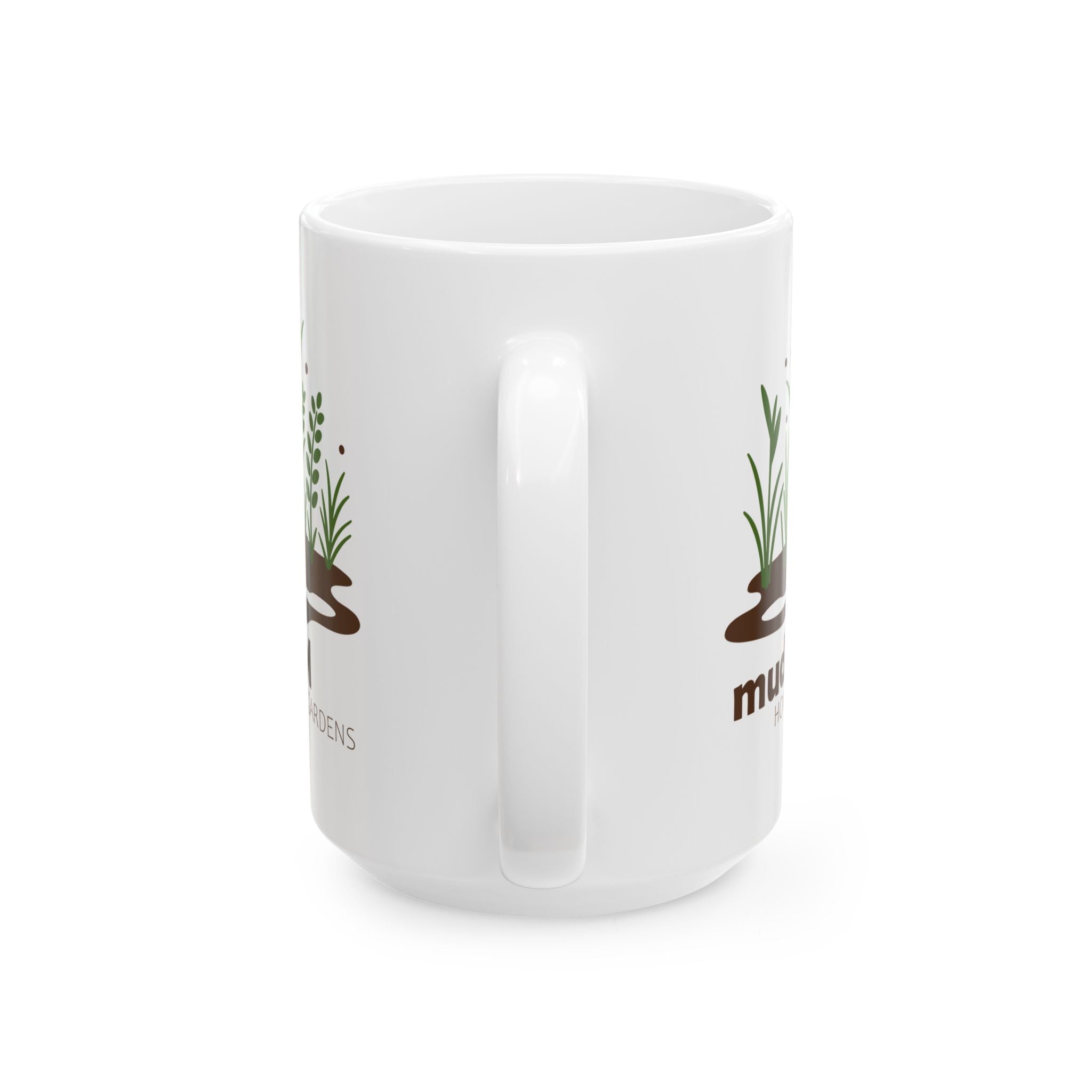 mudFM Home and Gardens - Ceramic Mug - 11oz & 15oz - Perfect Gift for Plant Lovers and Gardeners