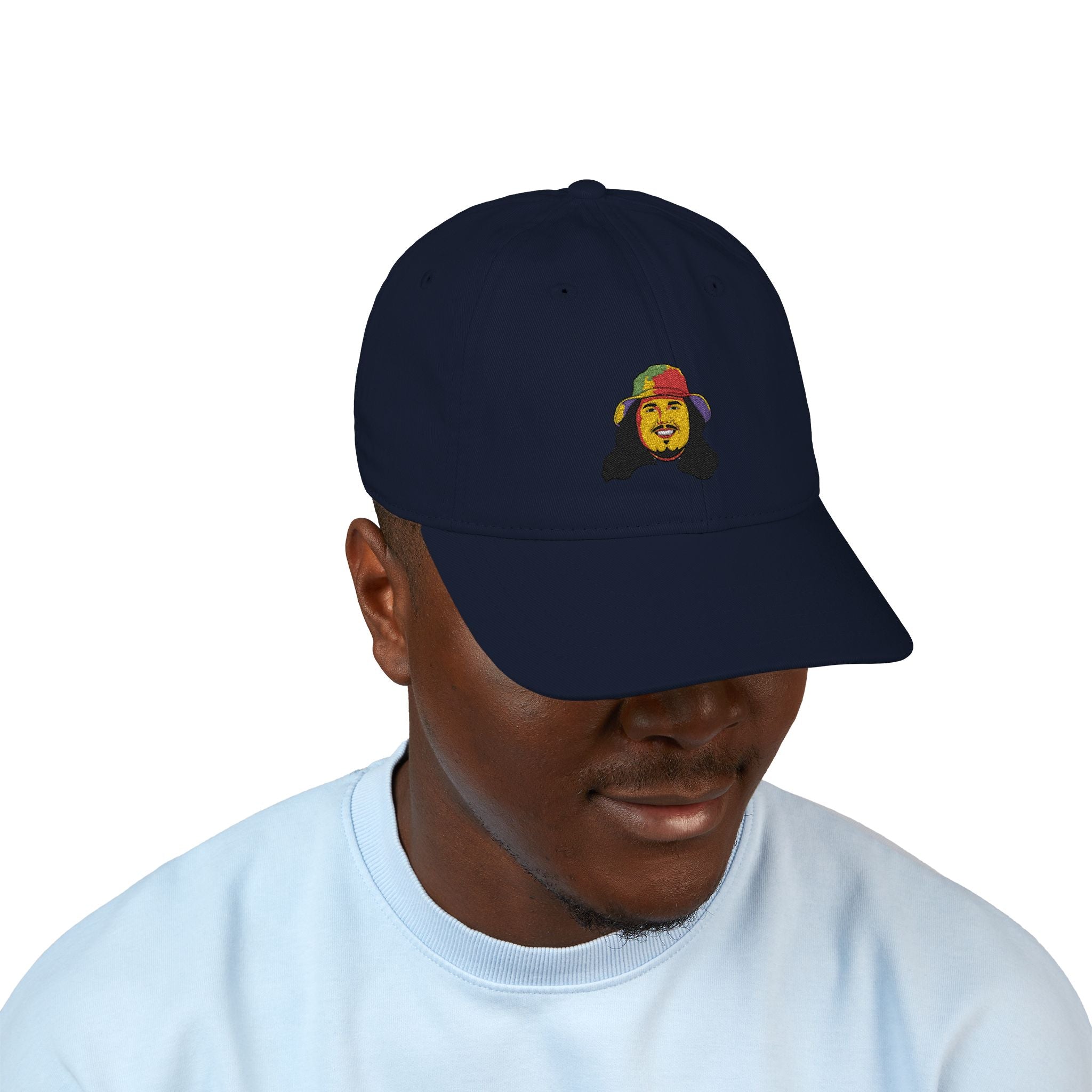 Organic Baseball Cap - 'Make It A Good Day' Embroidered