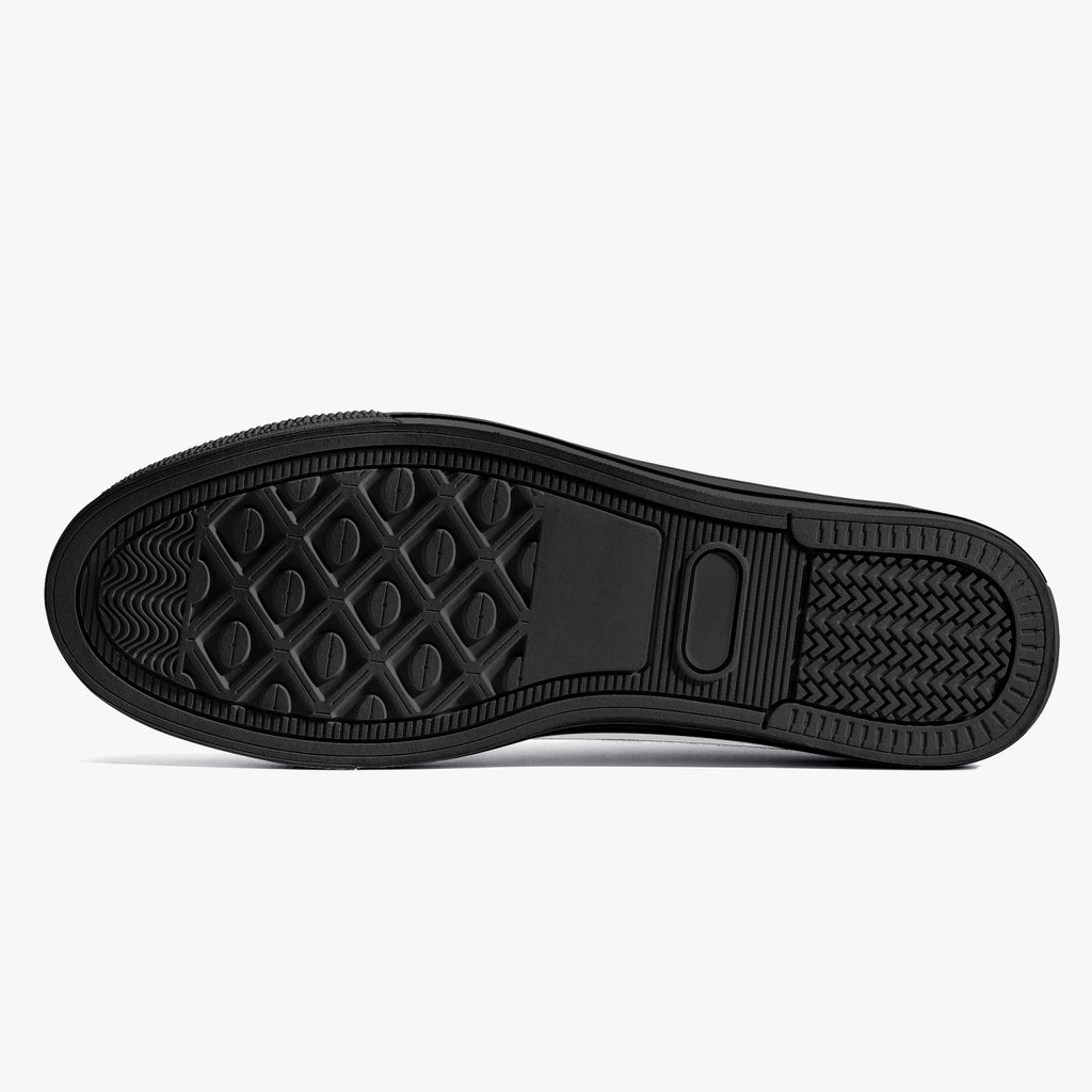 Vacuum Cleaner Classic Low-Top Canvas Shoes - White/Black - mudfm
