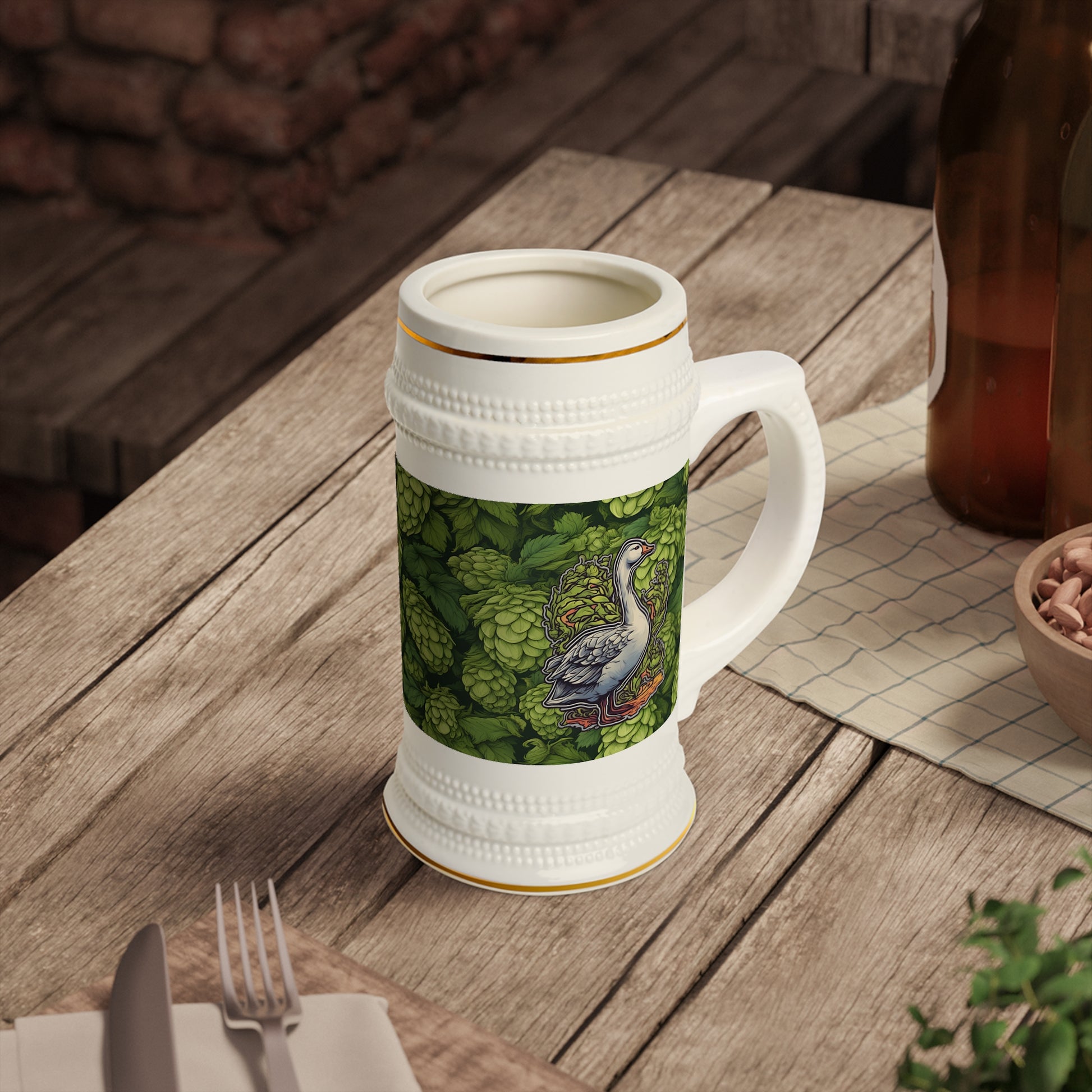 Goose Beer Stein