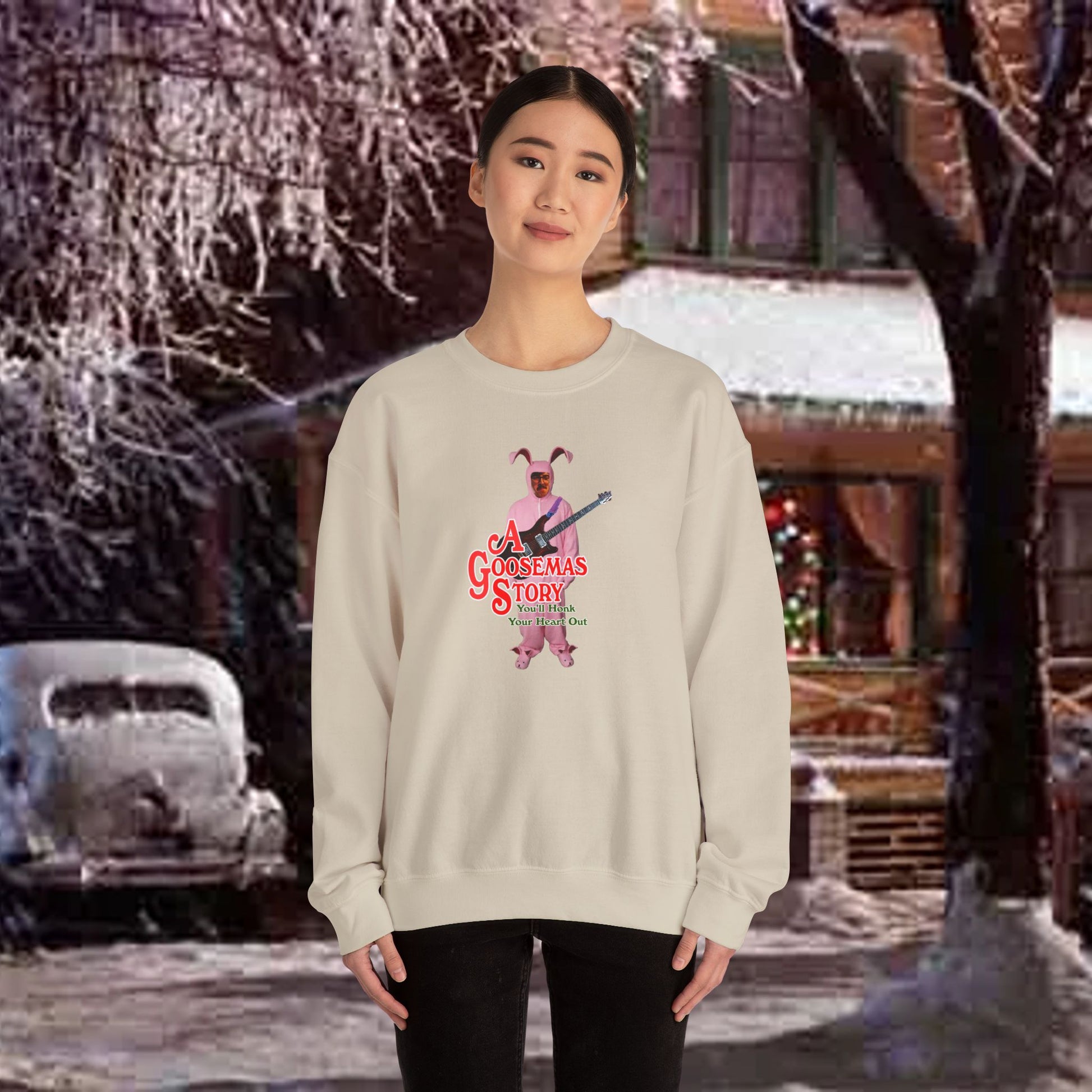 Goosemas Story - Unisex Heavyblend Crewneck Sweatshirt - Multiple Colors