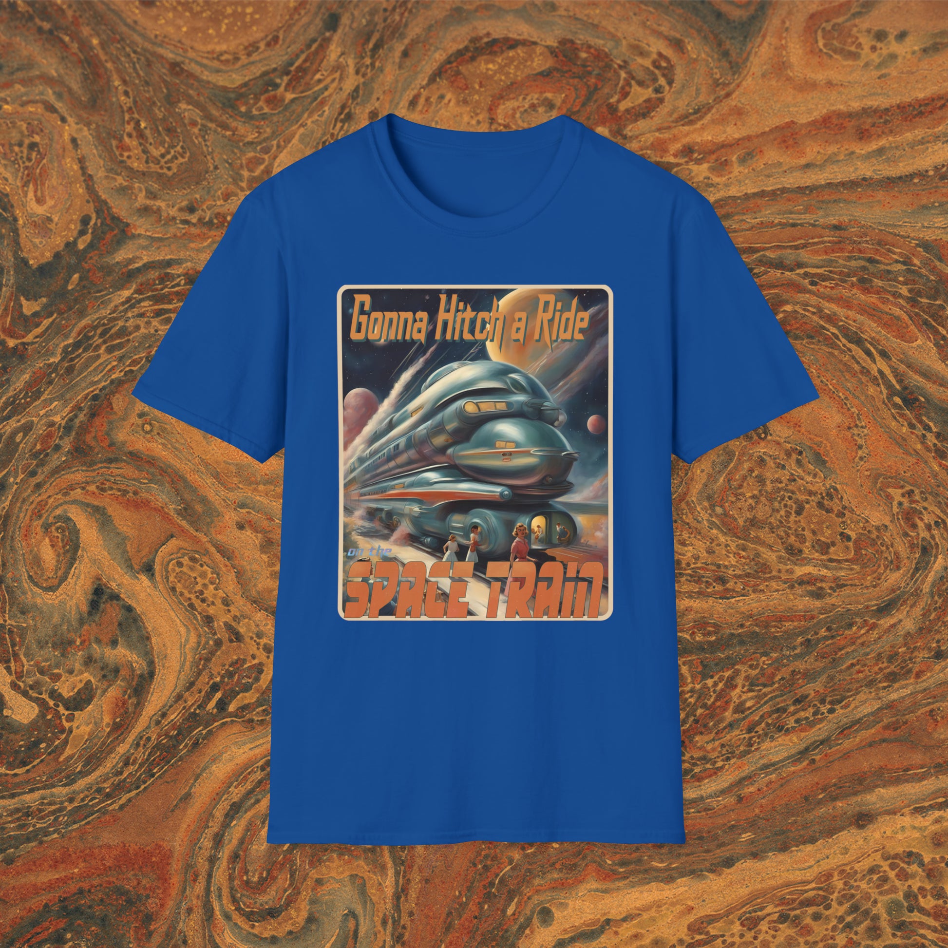 Space Train - Unisex Tee - mudfm