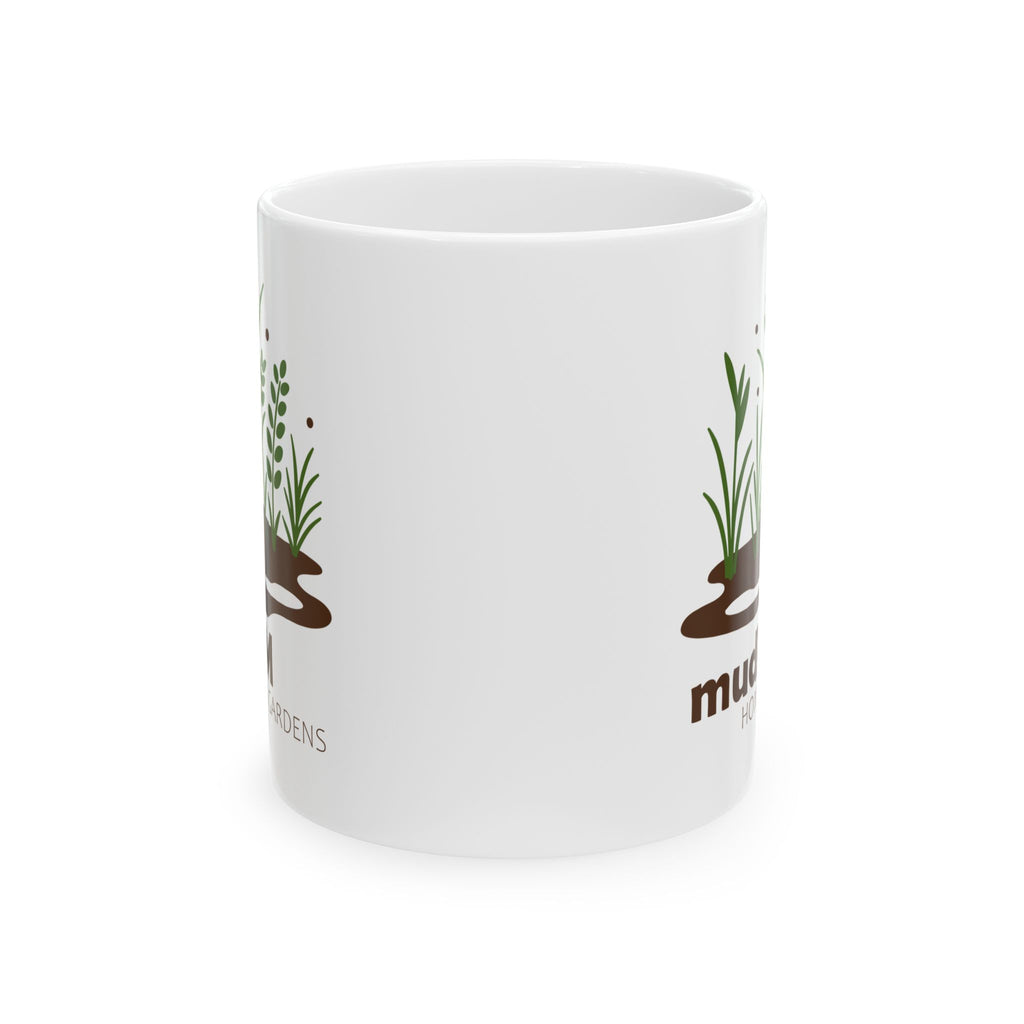 mudFM Home and Gardens - Ceramic Mug - 11oz & 15oz - Perfect Gift for Plant Lovers and Gardeners