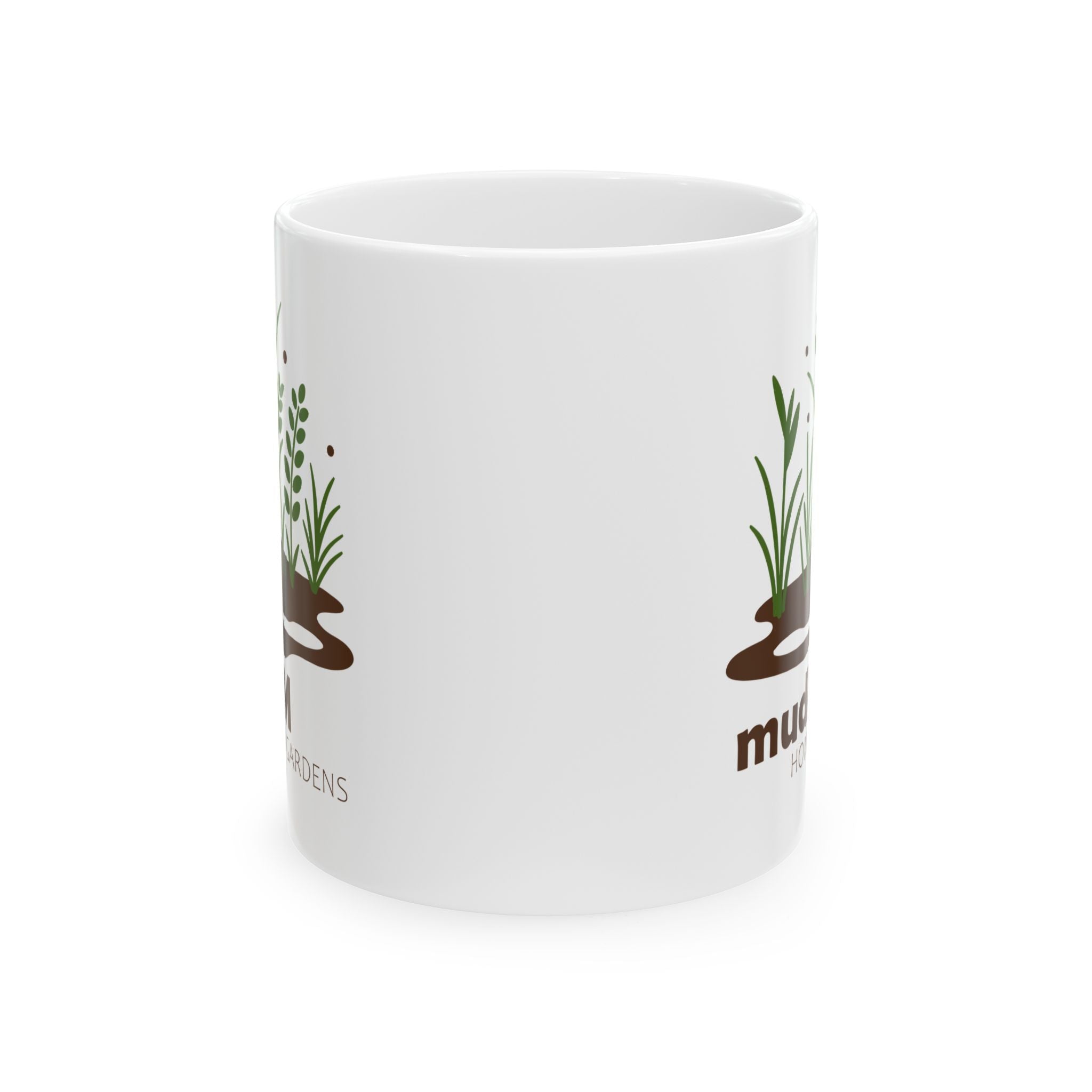 mudFM Home and Gardens - Ceramic Mug - 11oz & 15oz - Perfect Gift for Plant Lovers and Gardeners