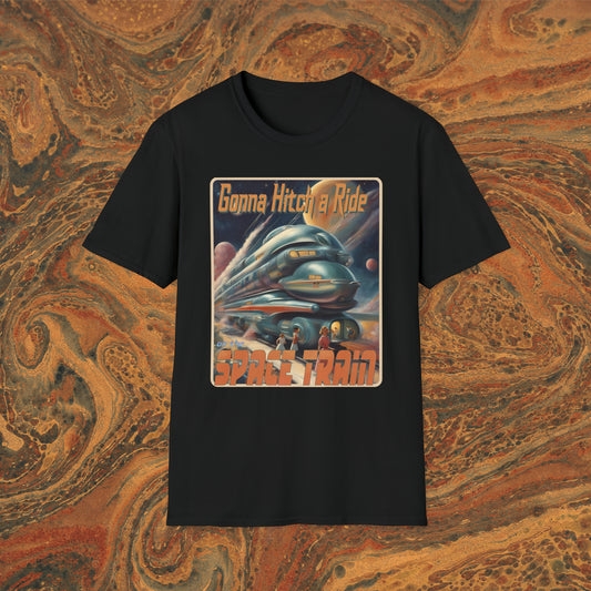 Space Train - Unisex Tee - mudfm