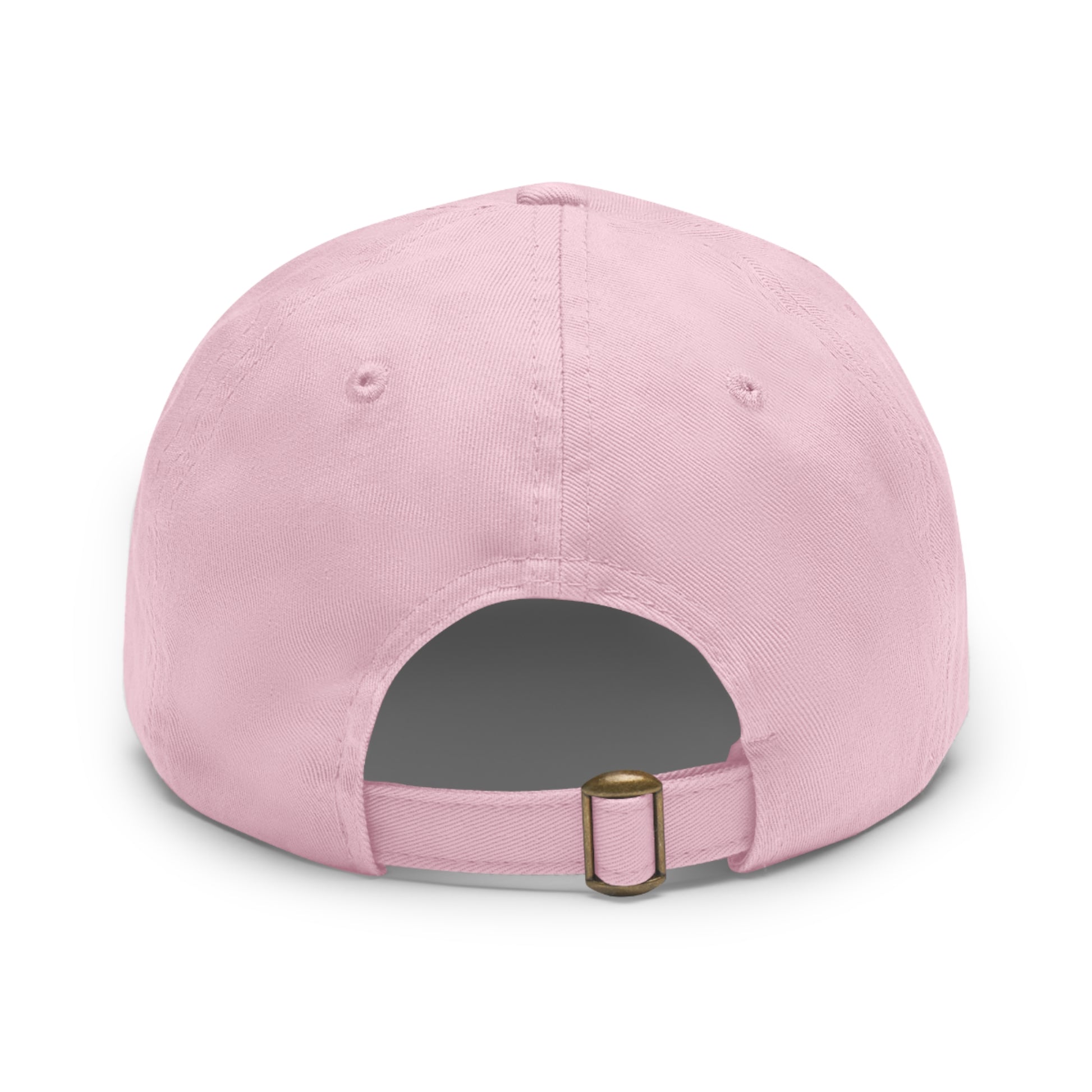 Dad Hat with Leather Patch (Rectangle) - mudfm