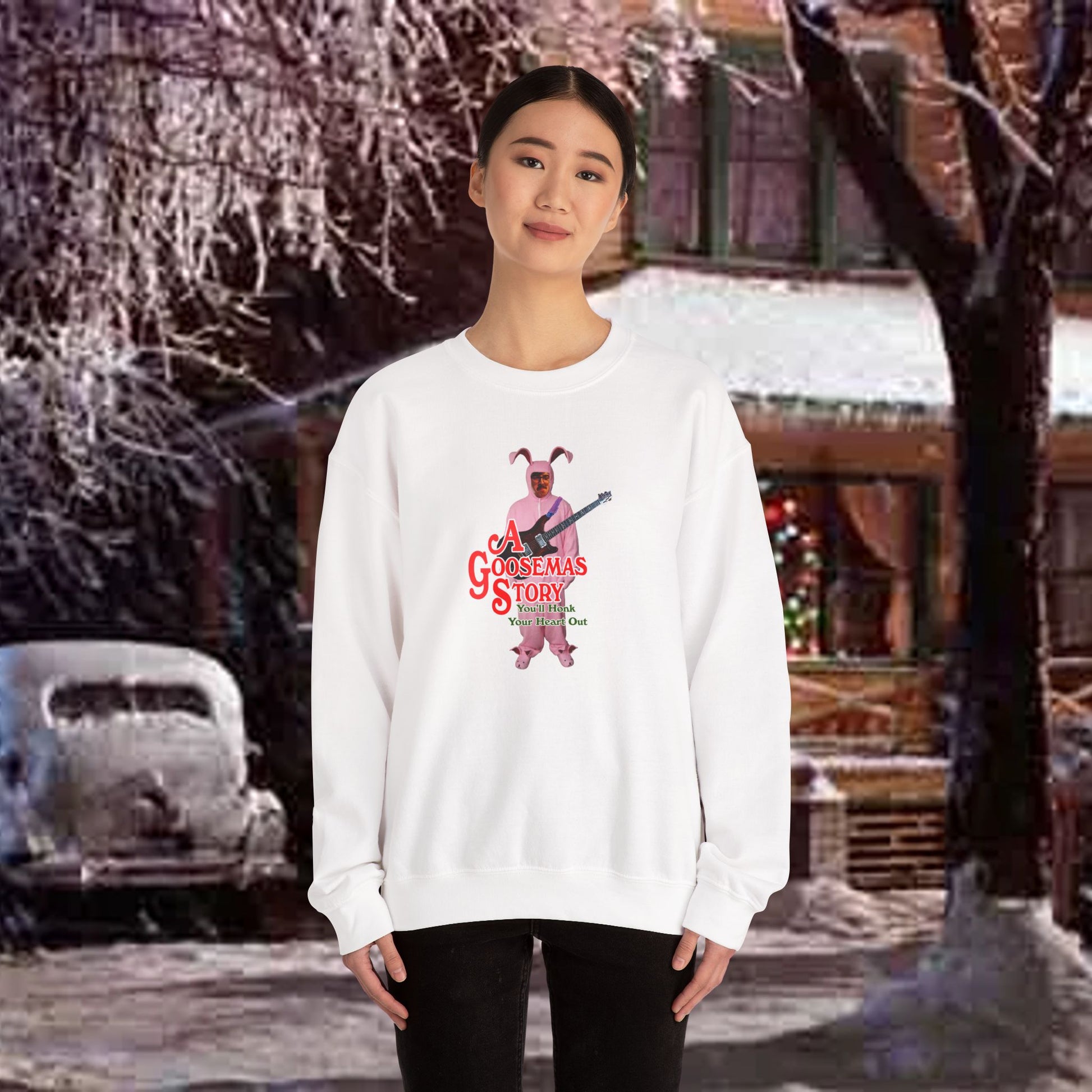 Goosemas Story - Unisex Heavyblend Crewneck Sweatshirt - Multiple Colors