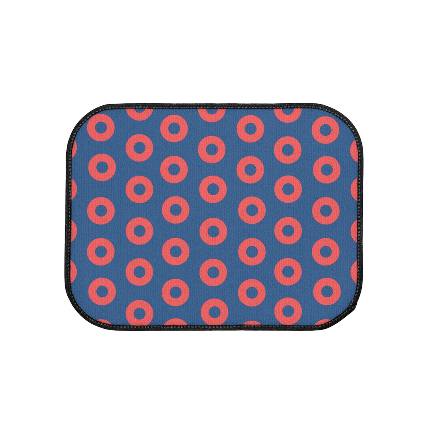 Donut Car Floor Mats - Front and Back 1 pc each