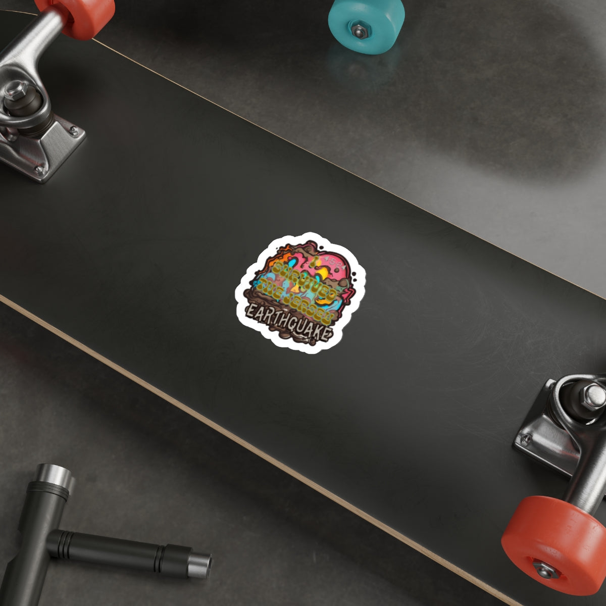 I Survived the Jersey Earthquake - Die-Cut Stickers