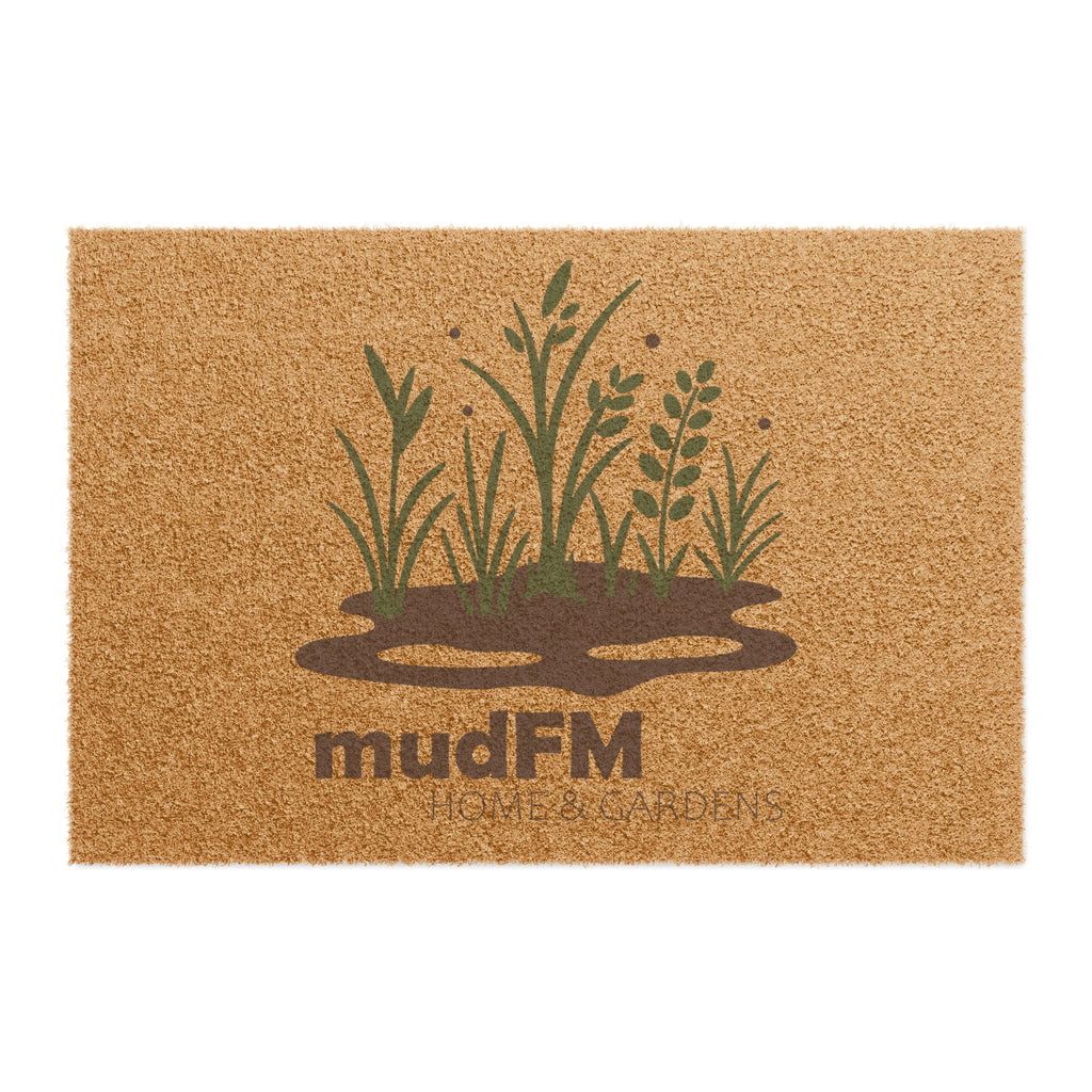 MudFM Home and Gardens - Natural Coir Doormat – Eco-Friendly Entryway Decor