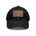 Dad Hat with Leather Patch (Rectangle) - mudfm