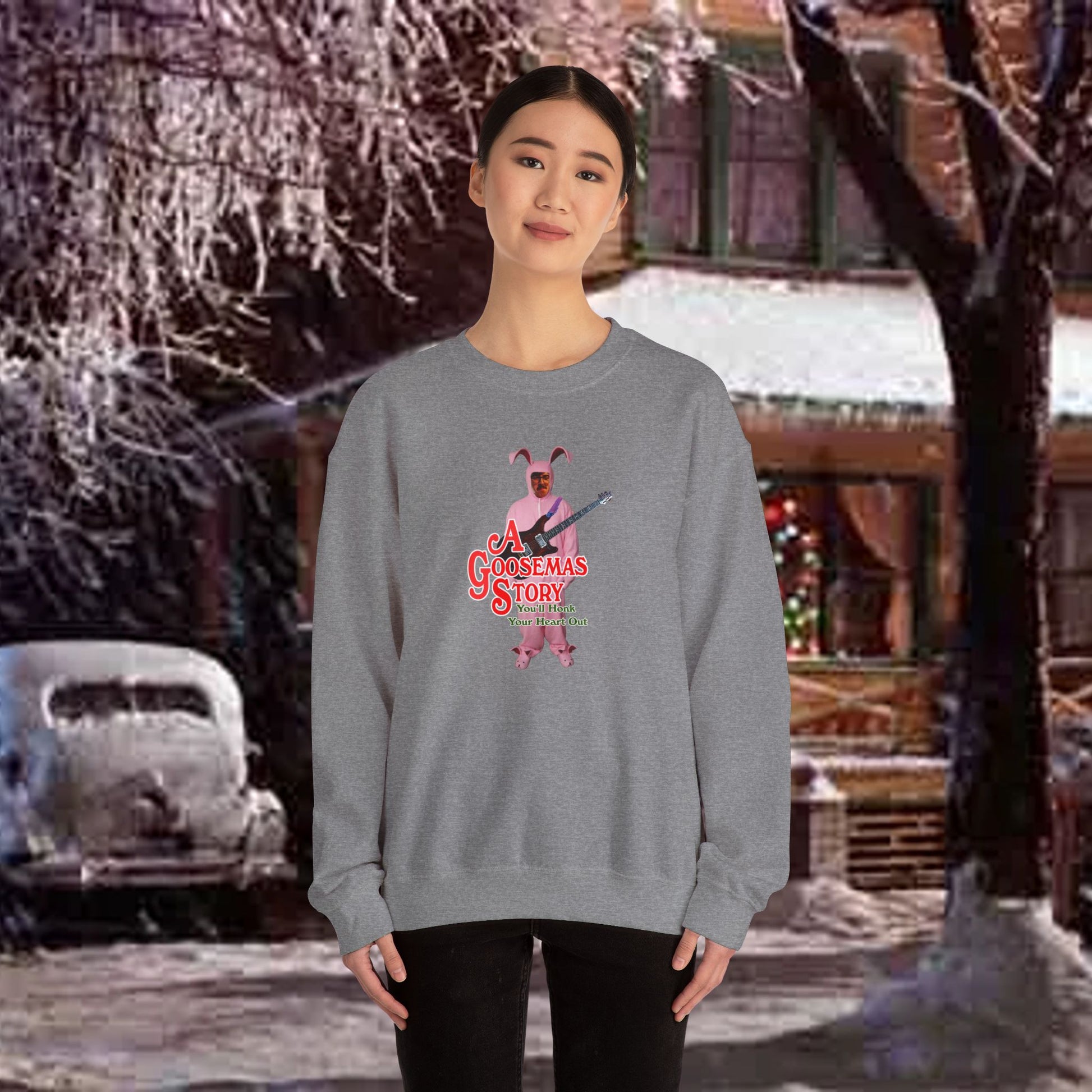 Goosemas Story - Unisex Heavyblend Crewneck Sweatshirt - Multiple Colors
